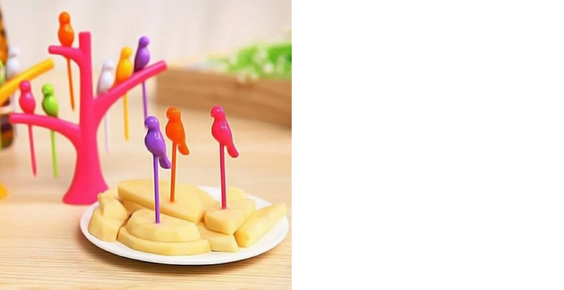 Bird Fork | Kids fruit fork | Table Decor