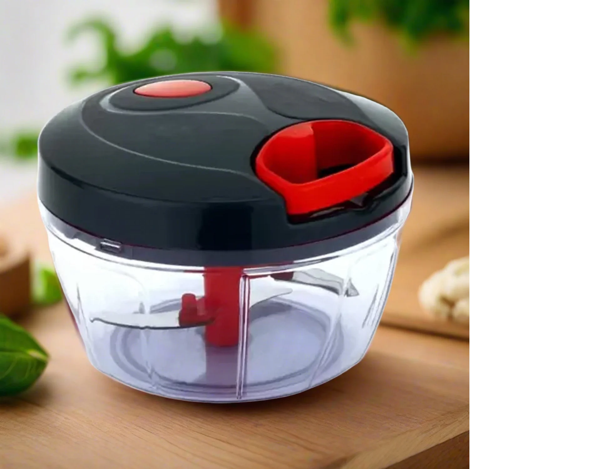 Manual Food Chopper, Compact & Powerful Hand Held Vegetable Chopper / Blender