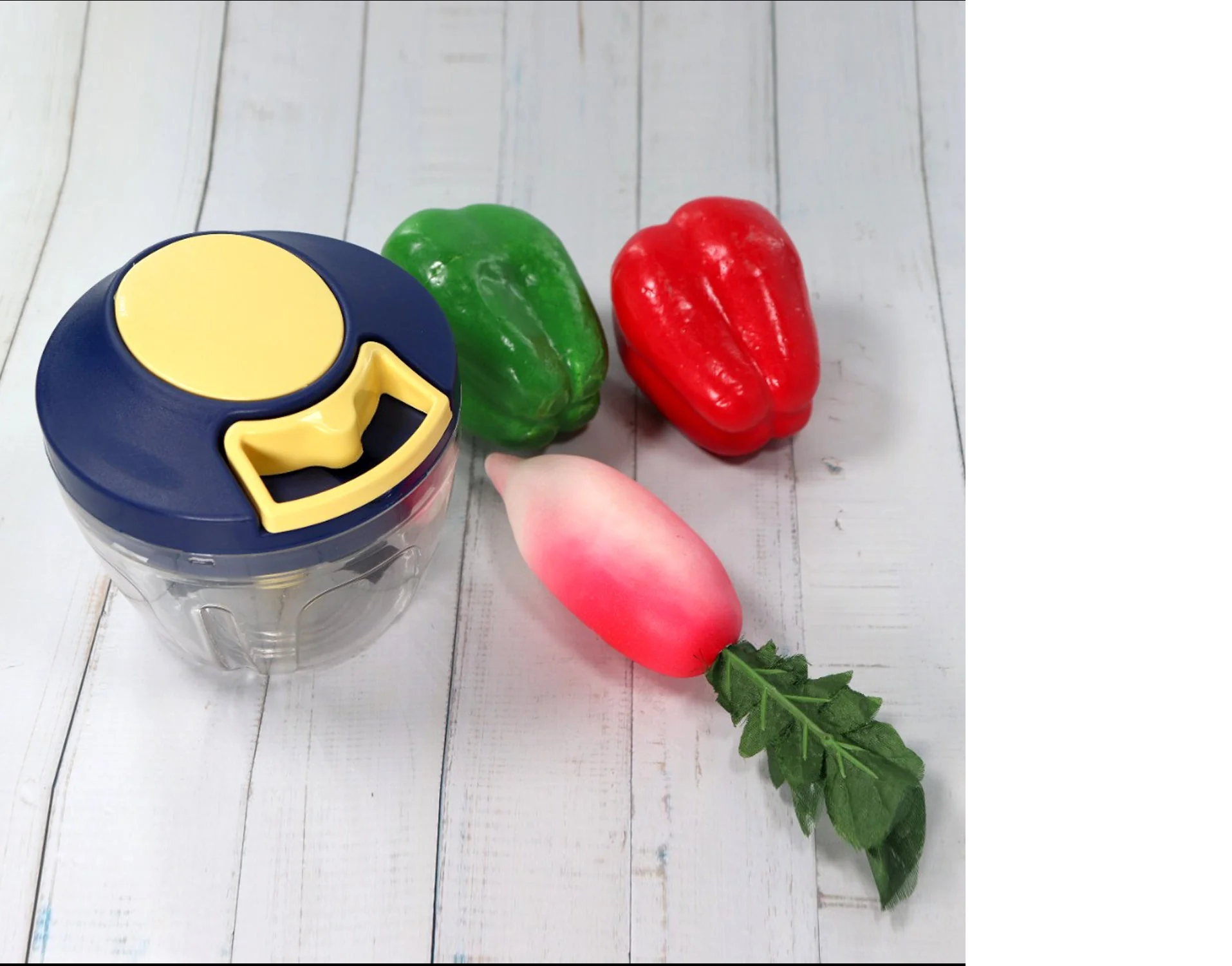 Chopper with Blades Chopping Vegetables and Fruits for (650ml)