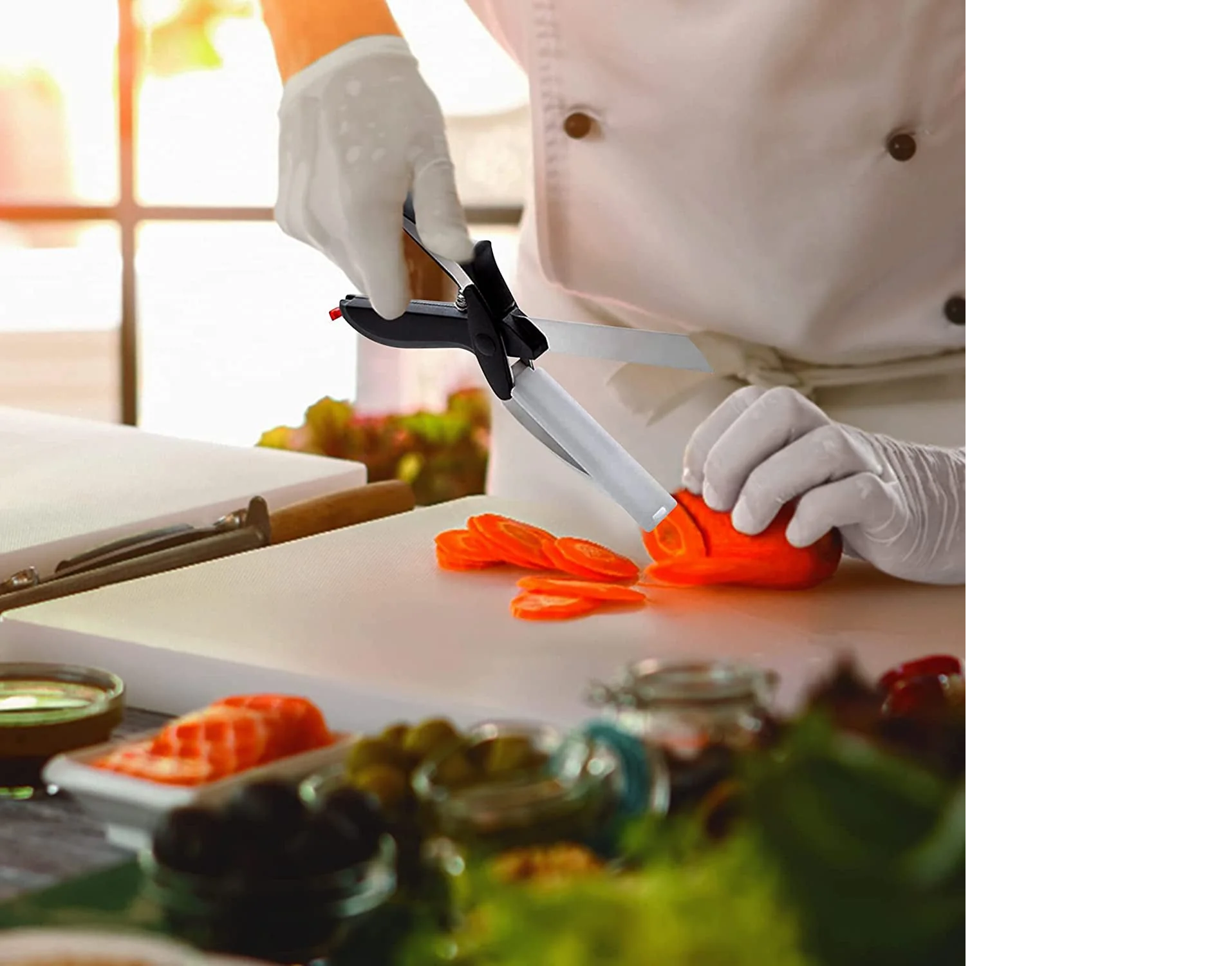 Clever Cutter 2 in 1 Food Chopper Slicer Dicer Vegetable Fruit Cutter