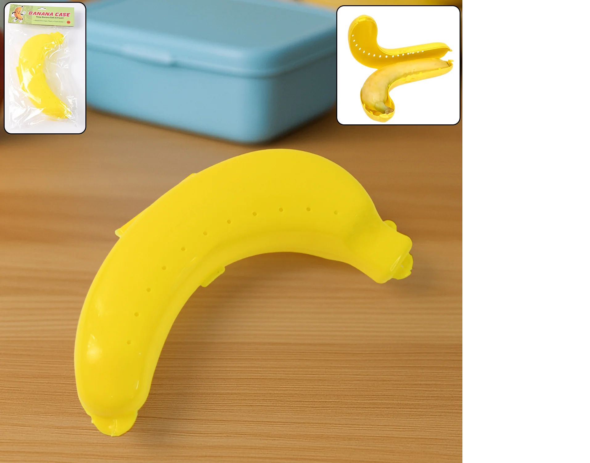 Banana Case Lunch Box Yellow