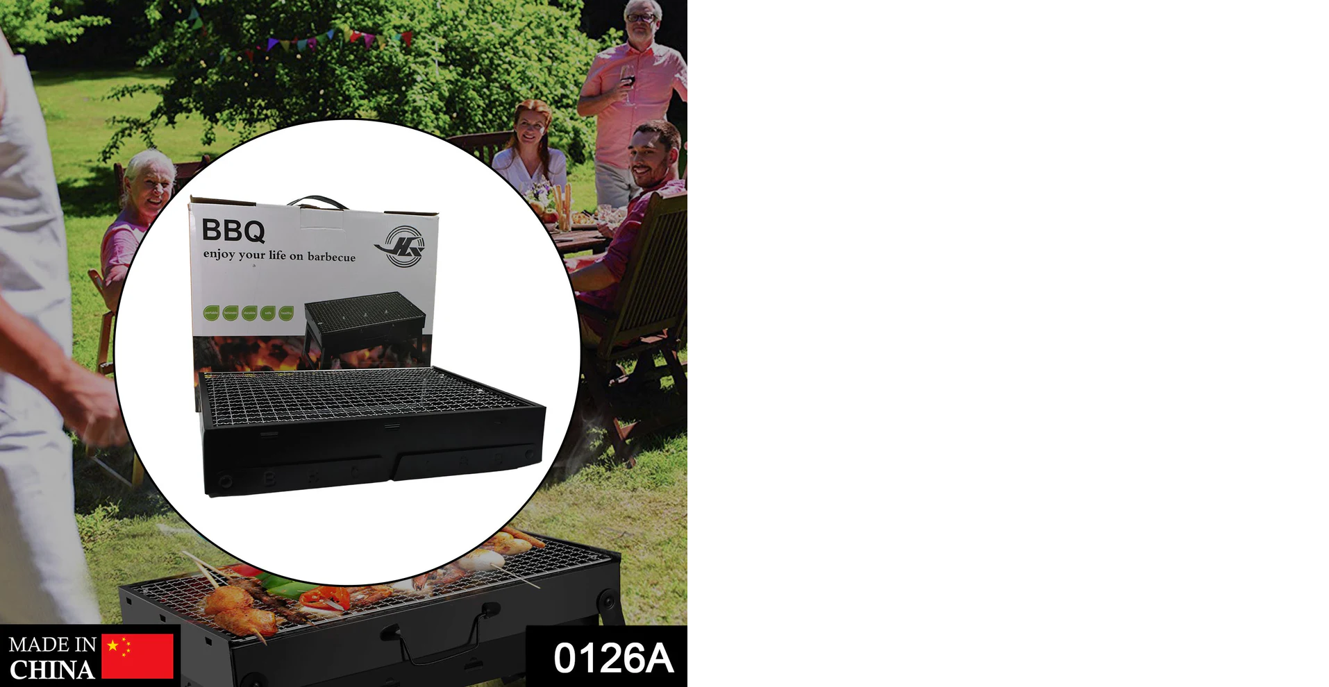 Barbecue Grill – Ideal for Grilling Meats, Chicken & Skewers