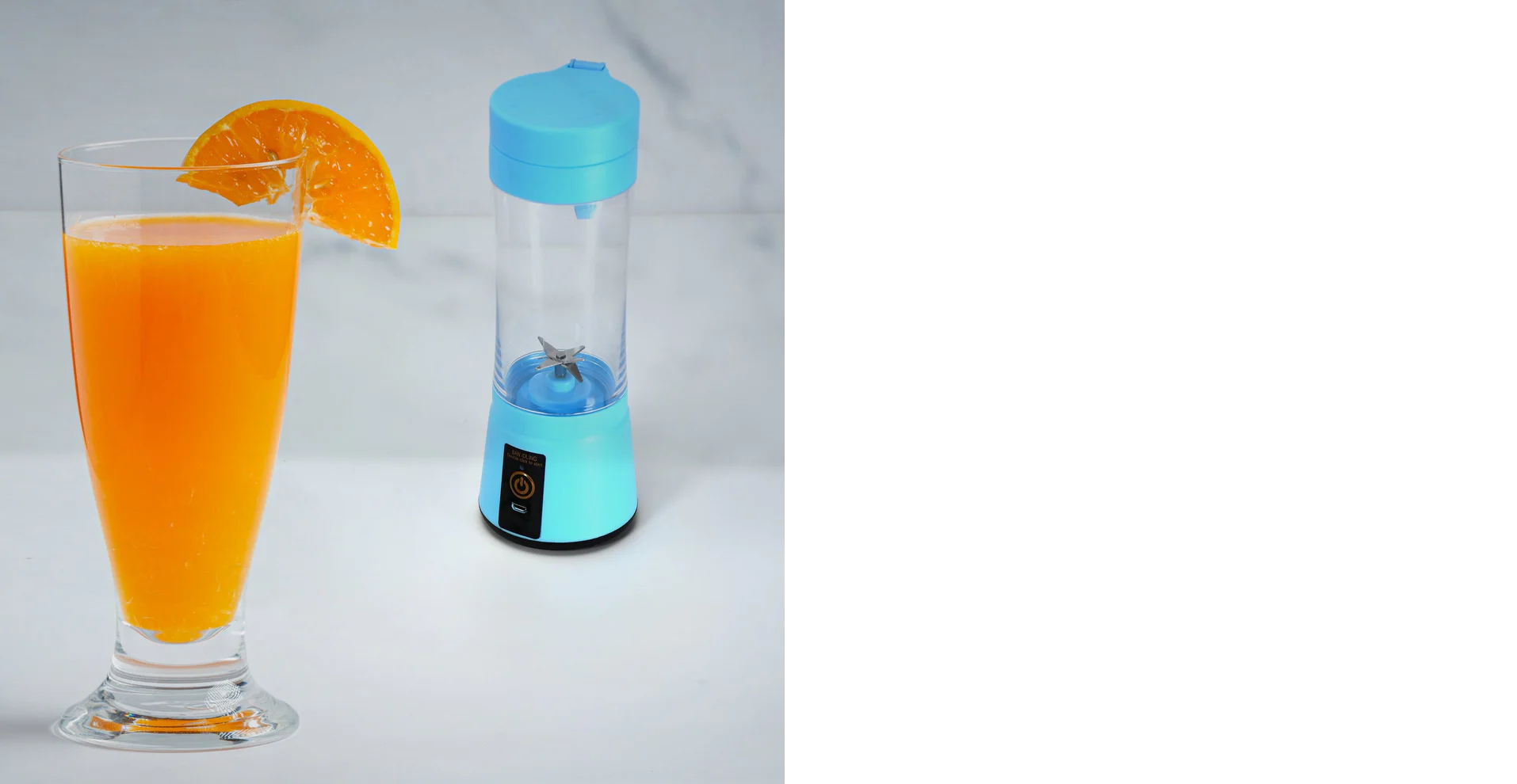 Portable USB Rechargeable 6-Blade Juicer Blender