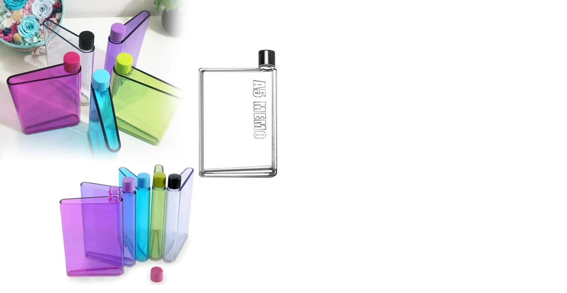 A5 Size Notebook Plastic Bottle (Any Color)