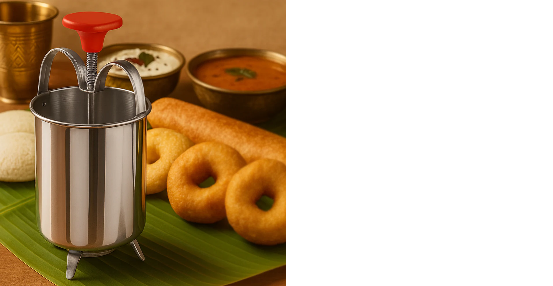 Kitchen Appliances - Medu Wada Vada Donut Maker Dispenser