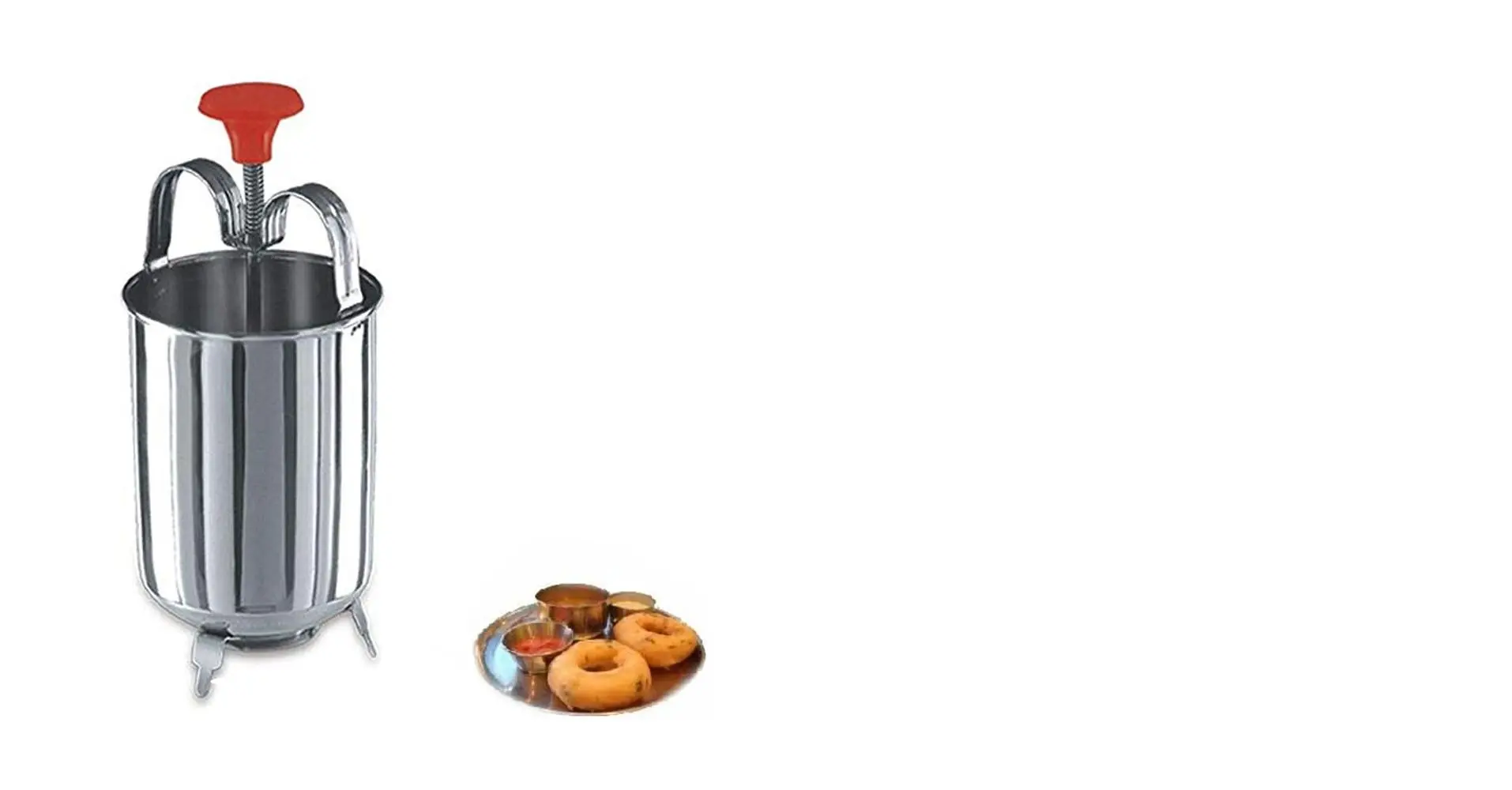 Stainless Steel Medu Vada And Donut Maker For Perfectly Shaped And Crispy Vada Maker