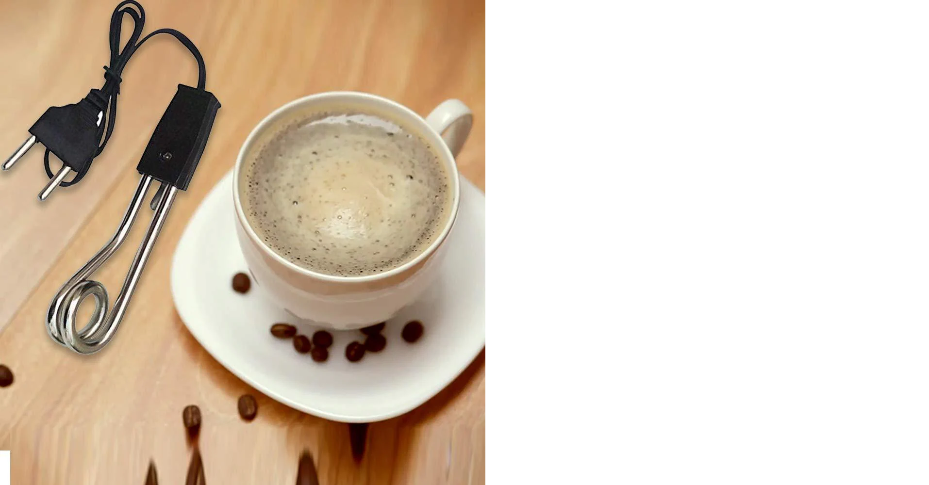 Instant Immersion Heater Coffee / Tea / Soup Electric Water Portable Reheater