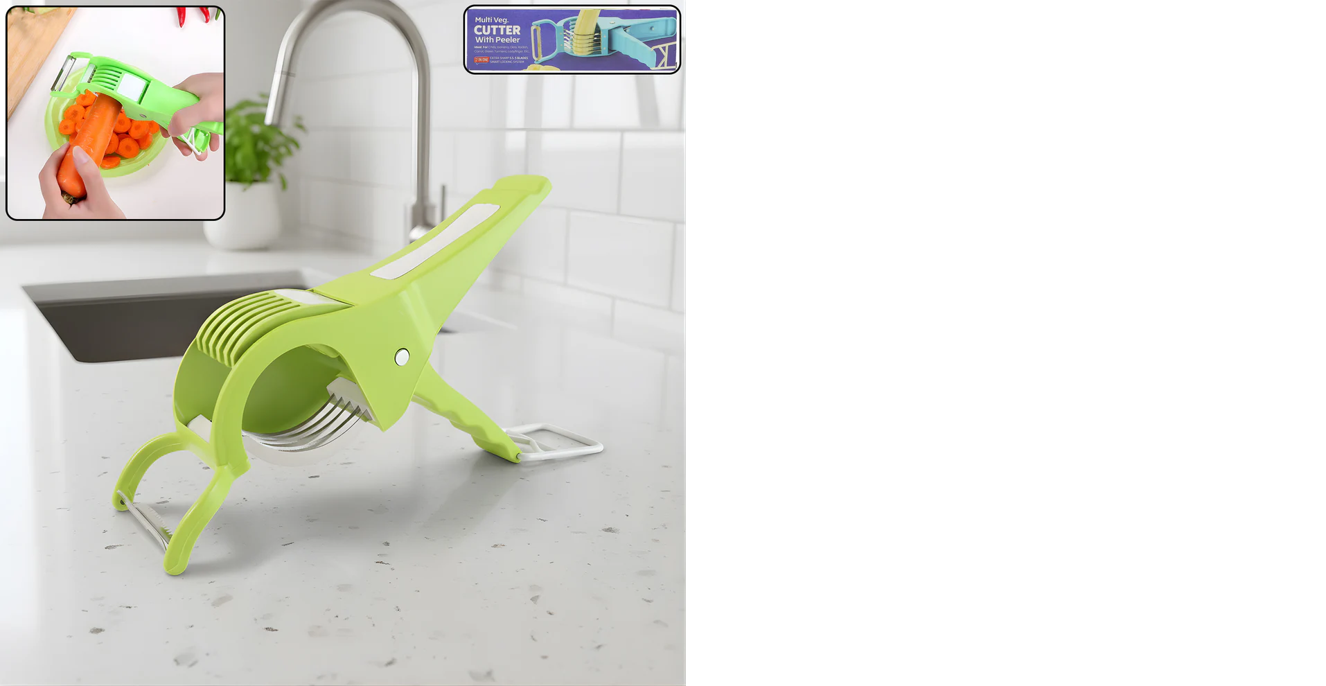 Vegetable Cutter with Peeler