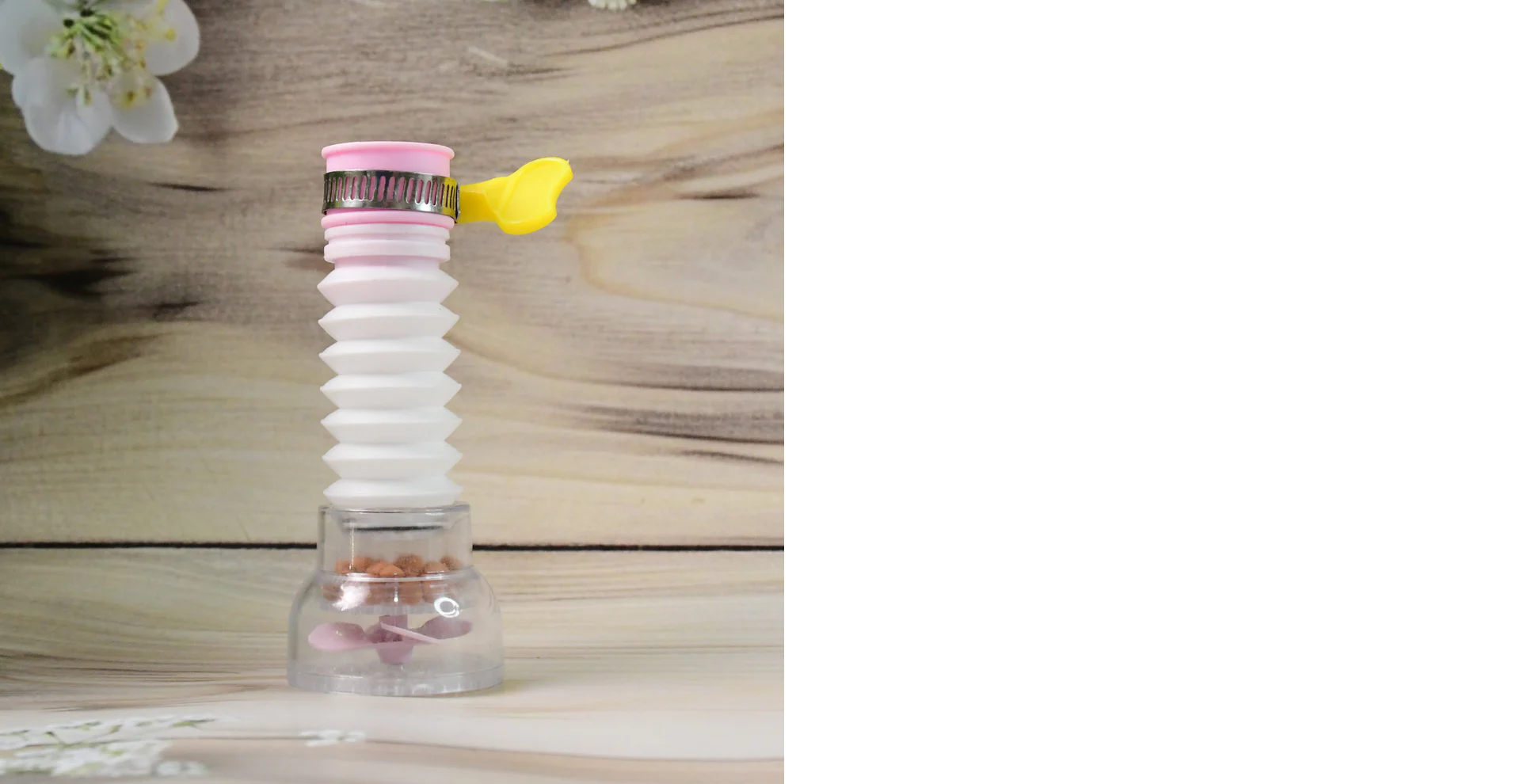 Premium Faucet Water Filter with Flexible Extension Pipe (1 Pc)