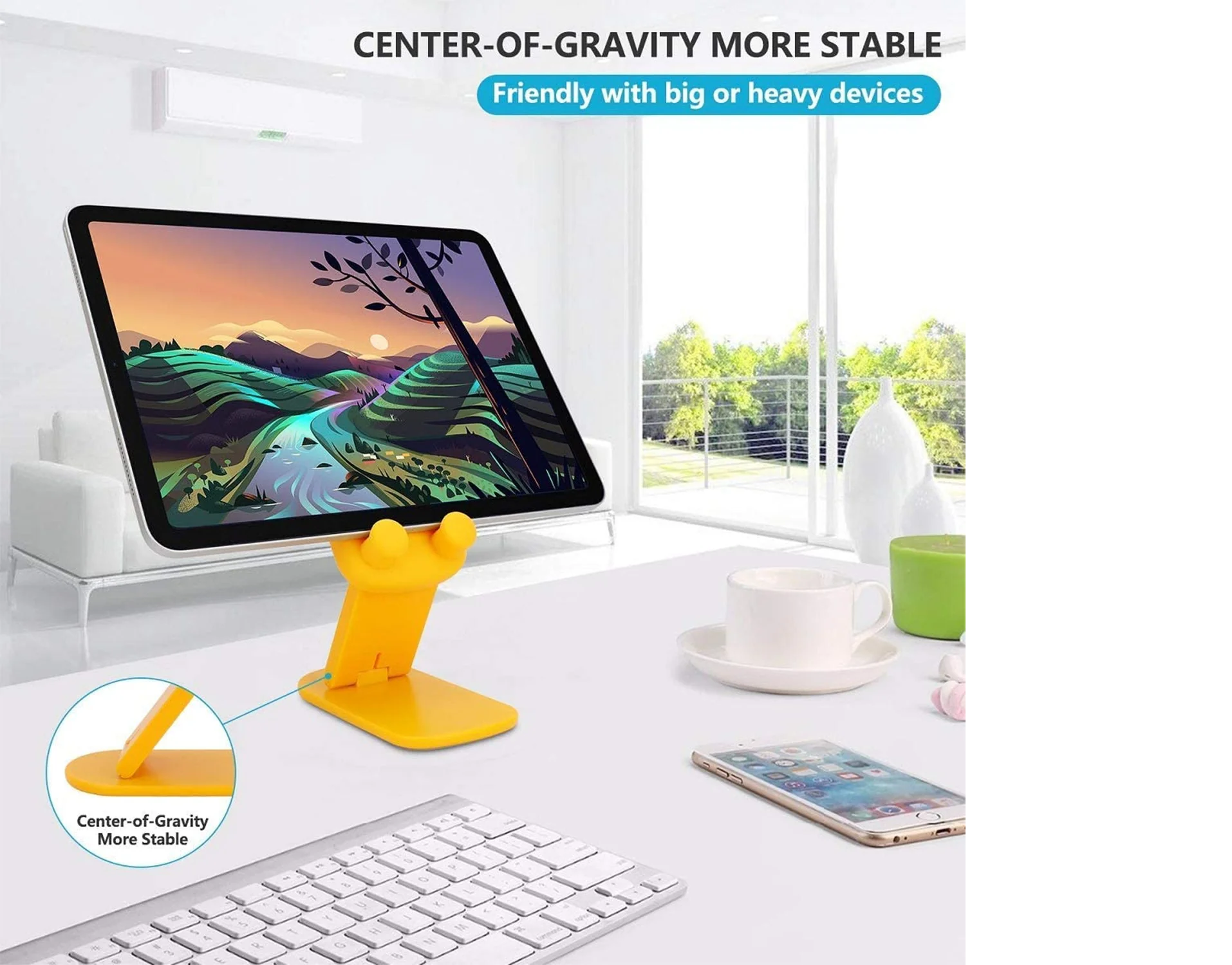 Cute Cartoon Design Multi-Angle Adjustable Foldable Mobile Stand