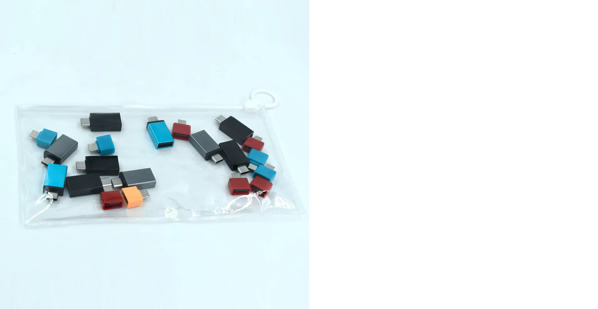 OTG Type C & USB to Micro USB Adapter (Pack of 20)