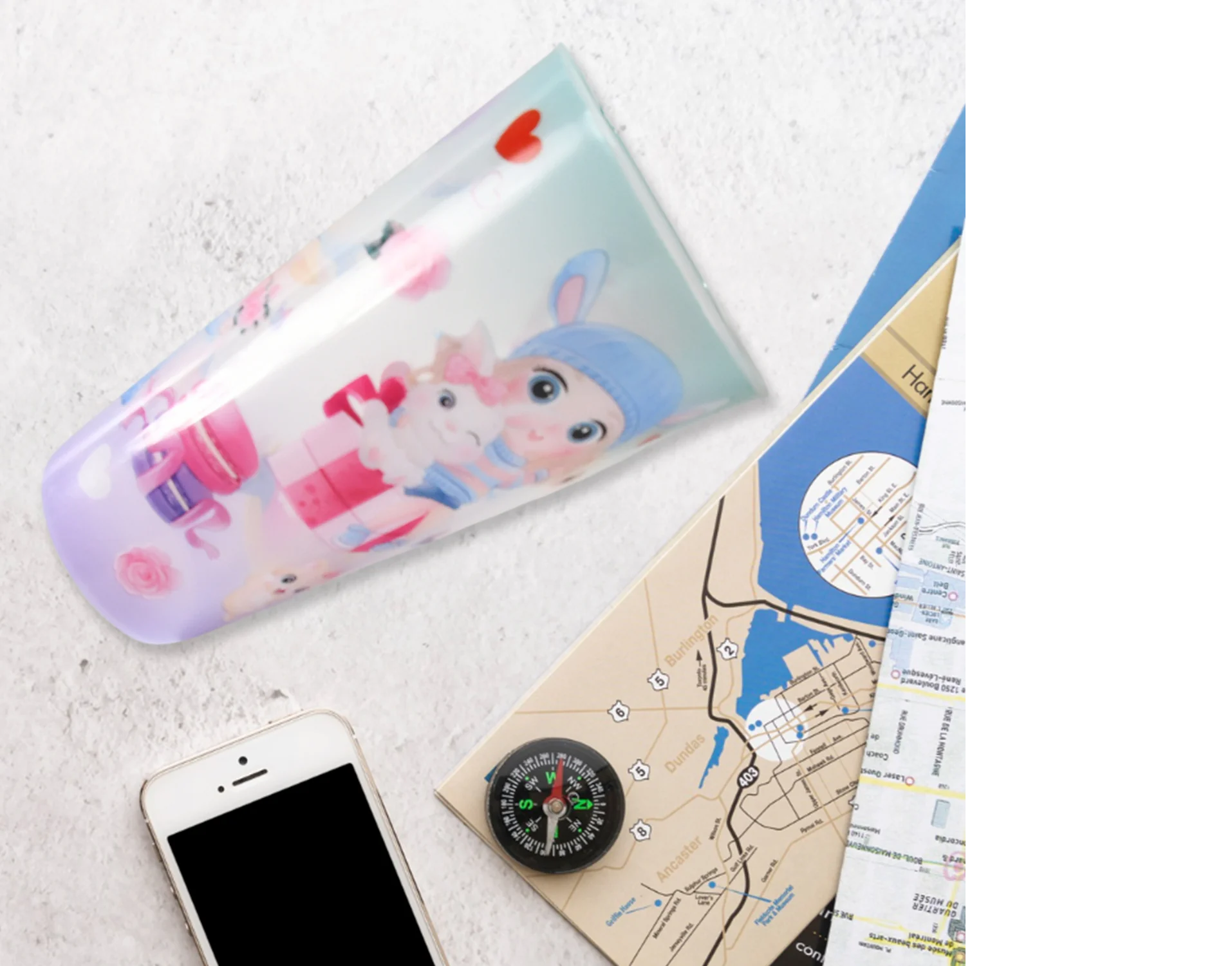 Unicorn Water Bottle with Straw & Lid for Kids (Without Light)