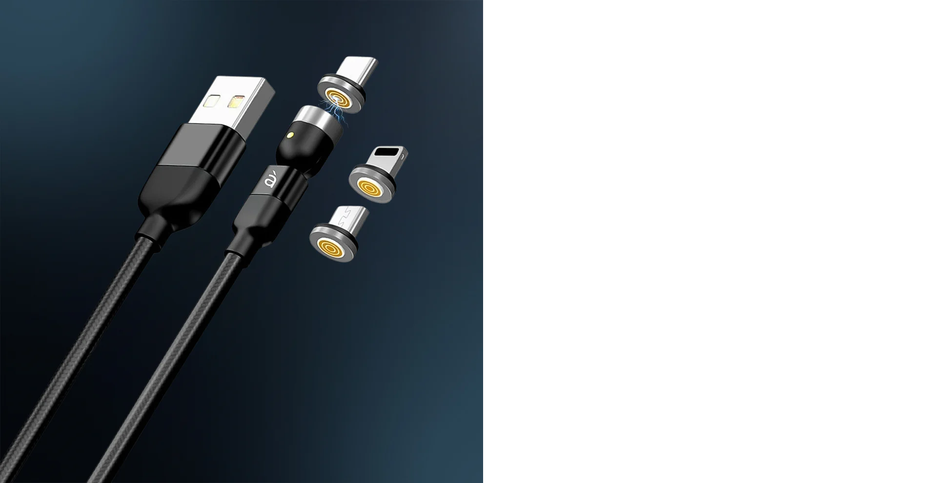 3 in 1 Magnetic USB Charging Cable