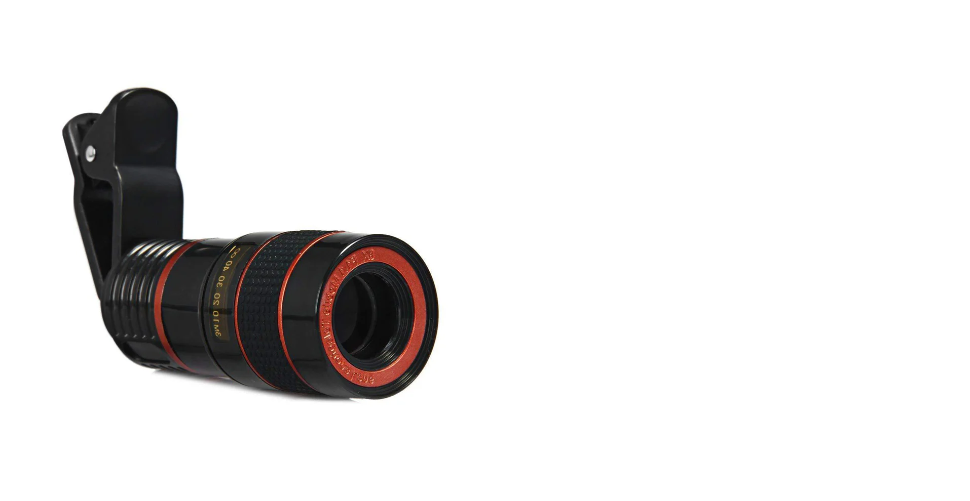 Clip-on 8X Optical Zoom Telescope Phone Camera Lens