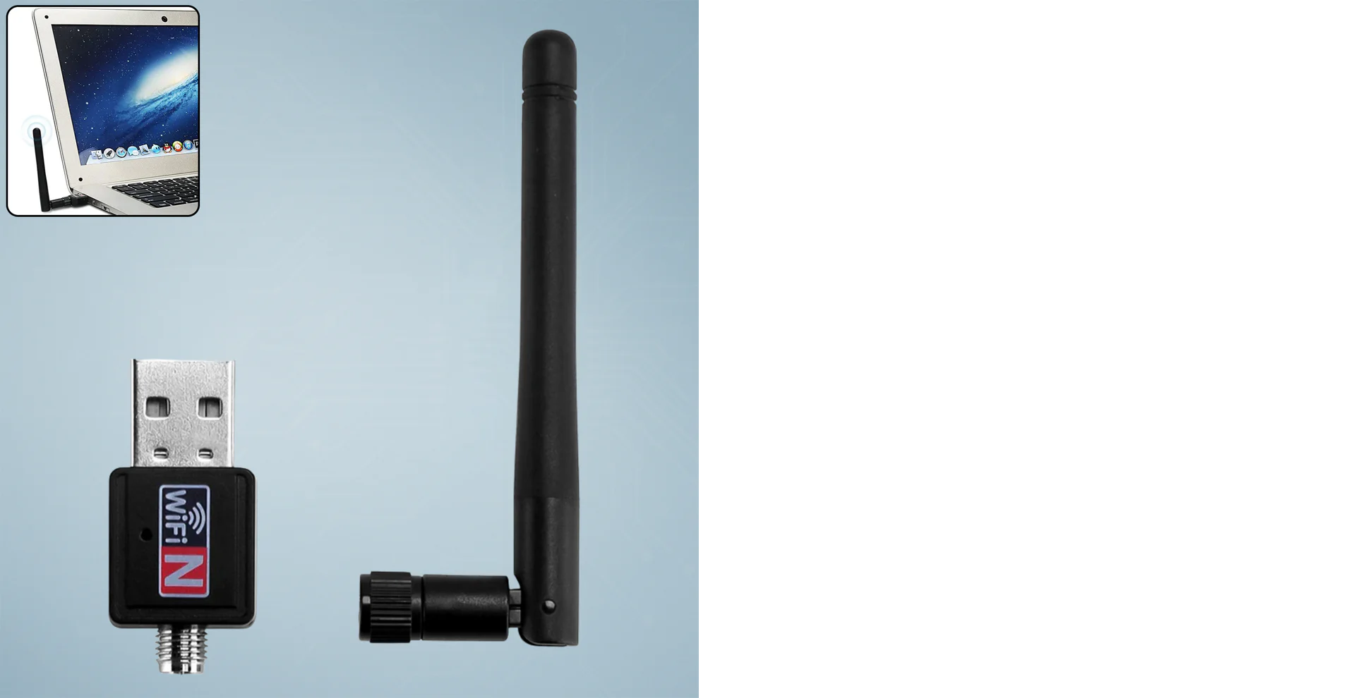 USB WiFi Receiver for Household and Office Daily Internet Use Suitable for People