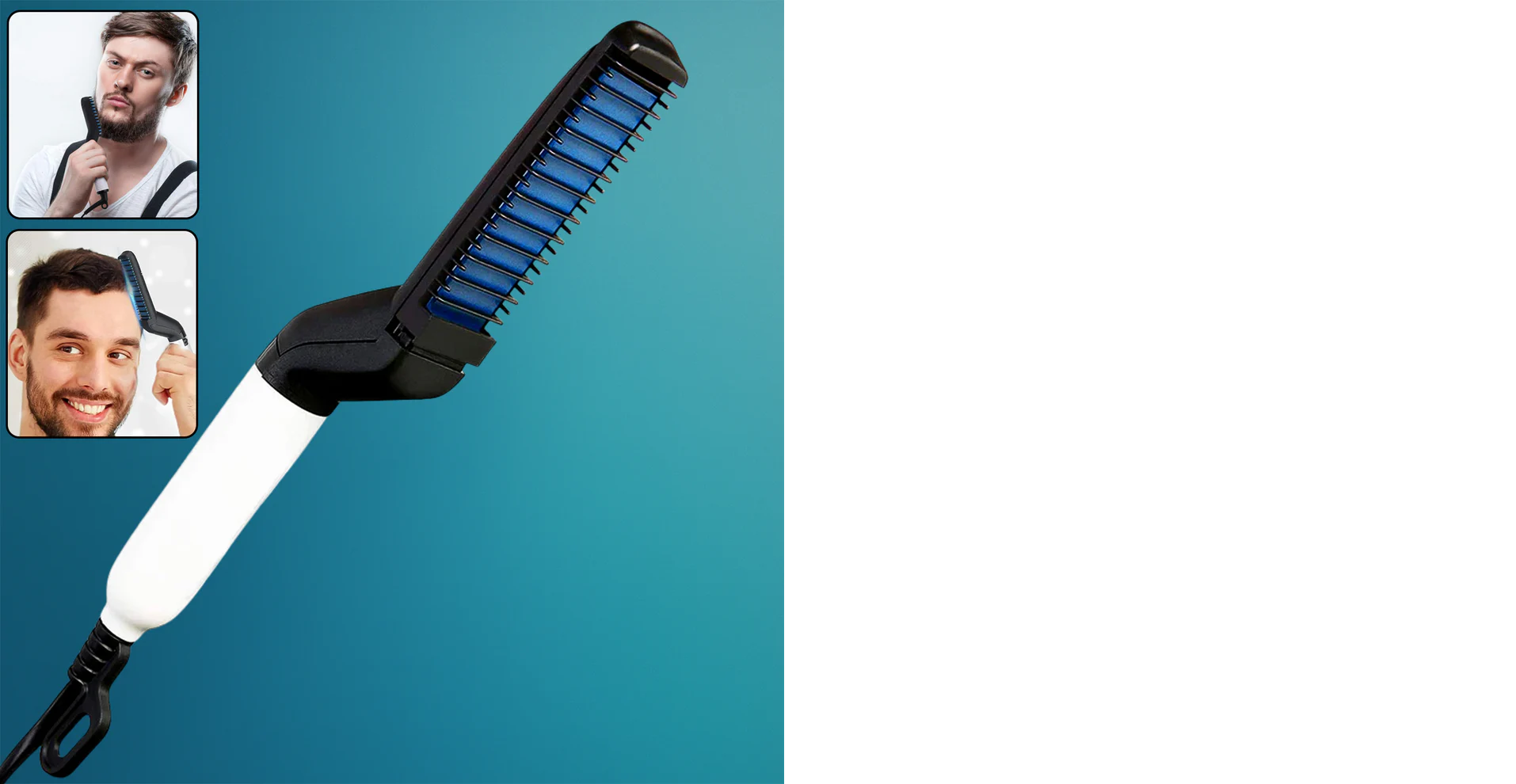 Men's Beard and Hair Curling Straightener (Modelling Comb), Hair accessories