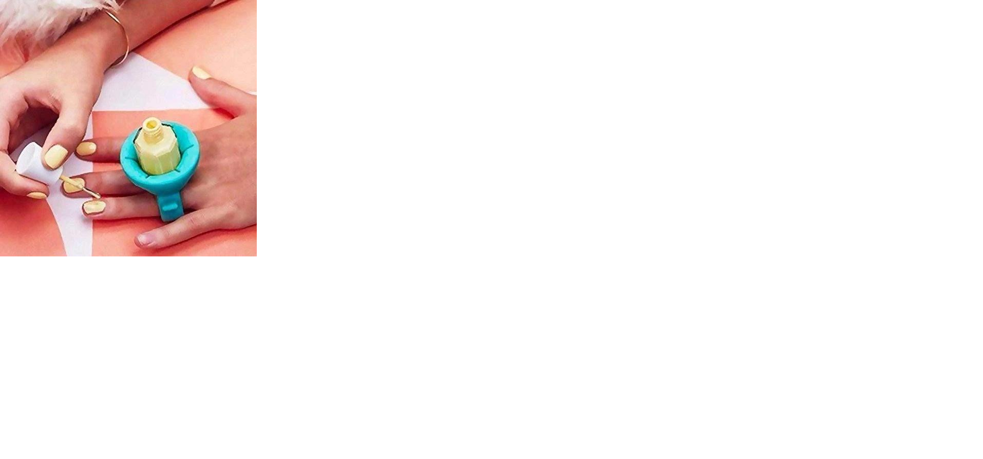 Nail Polish Holder Ring with Nail Polish Holder Stand