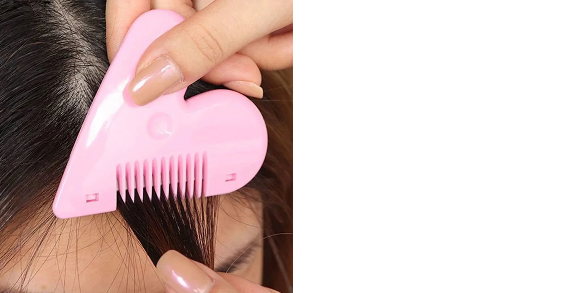 Heart Shape Baby Hair Scissors - Lightweight Stainless Steel Thinning Shears