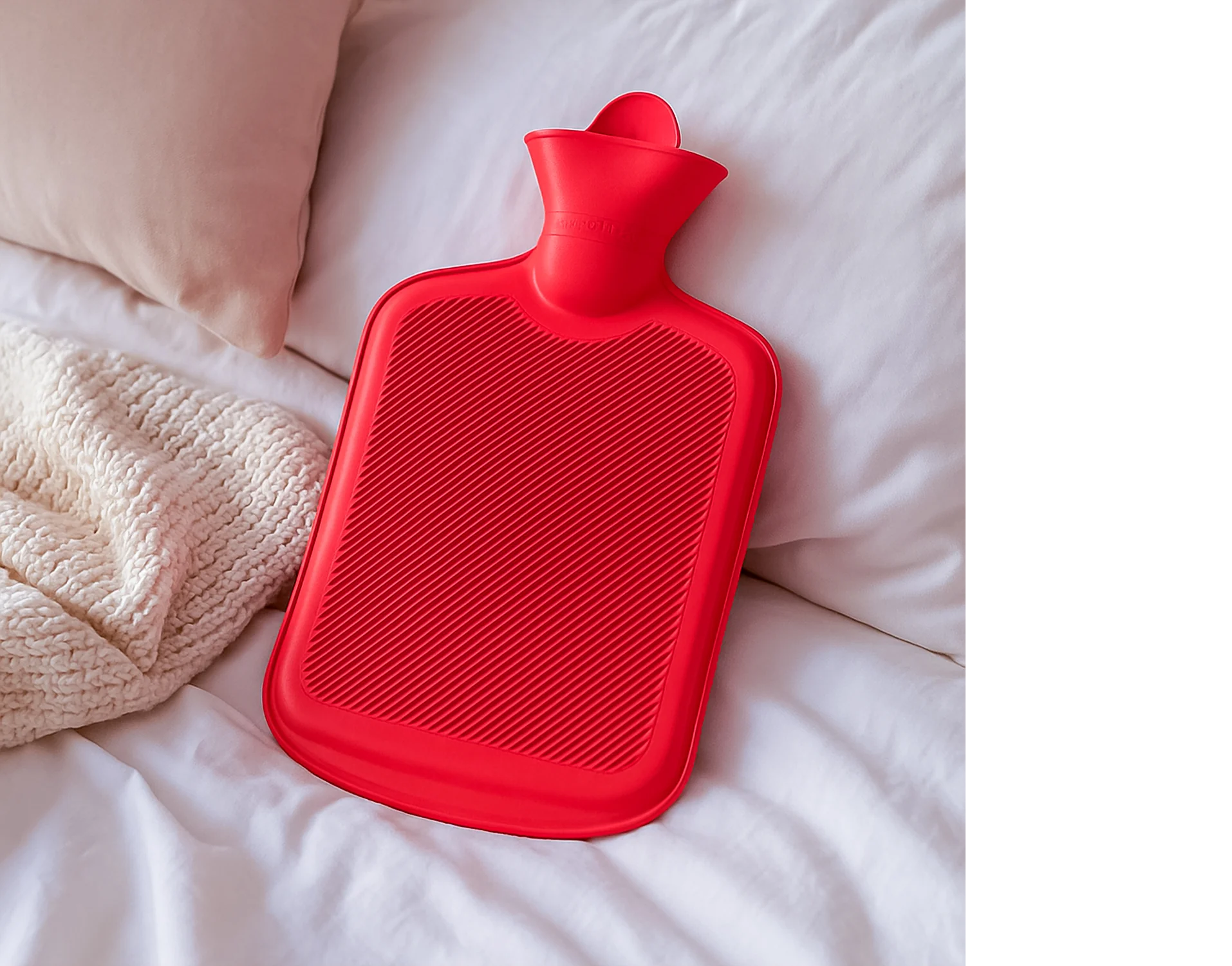 Rubber Hot Water Heating Bag for Pain Relief (Large)