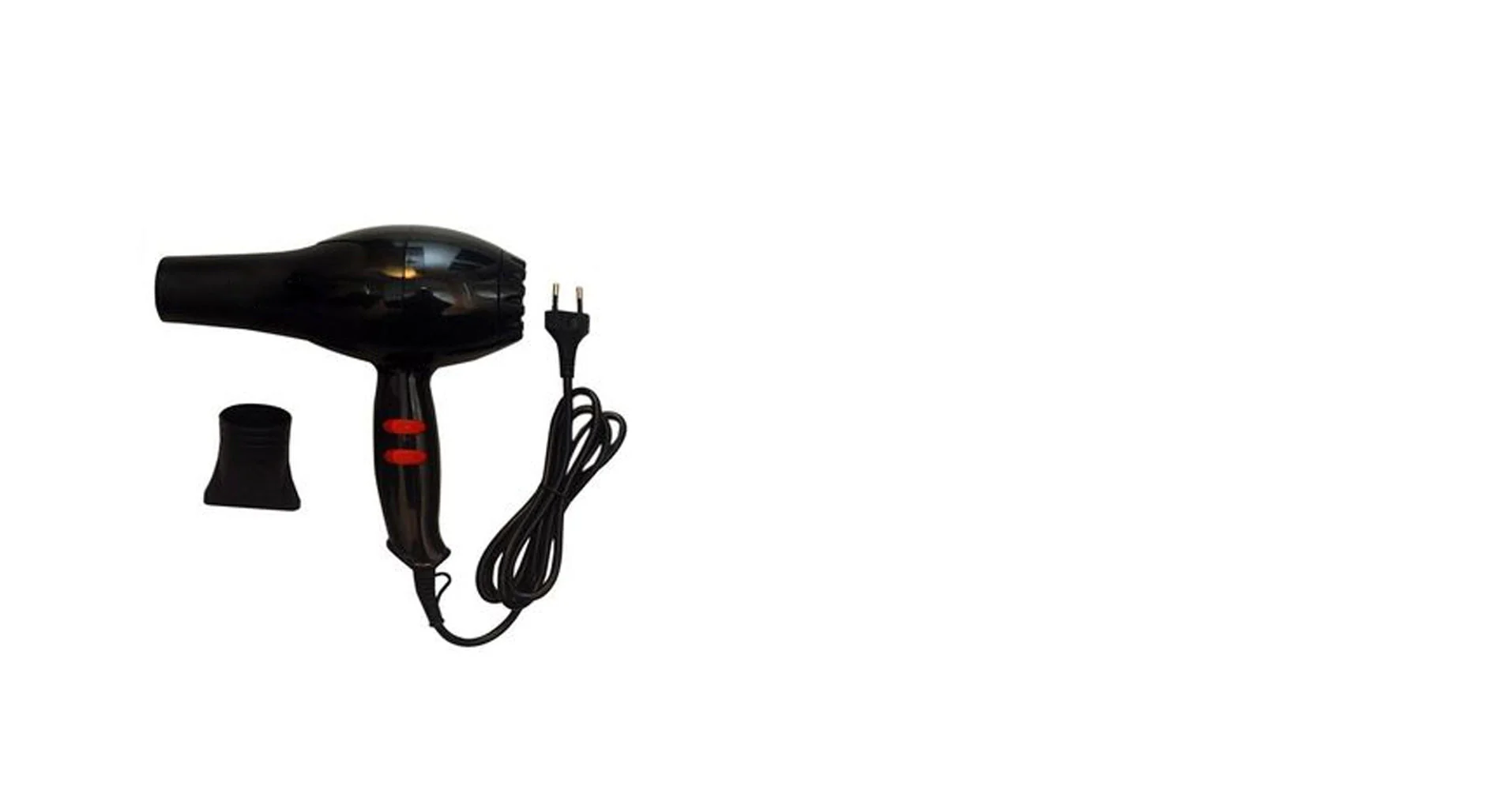 1500 Watts Professional Hair Dryer 2888 (Black), Hair accessories