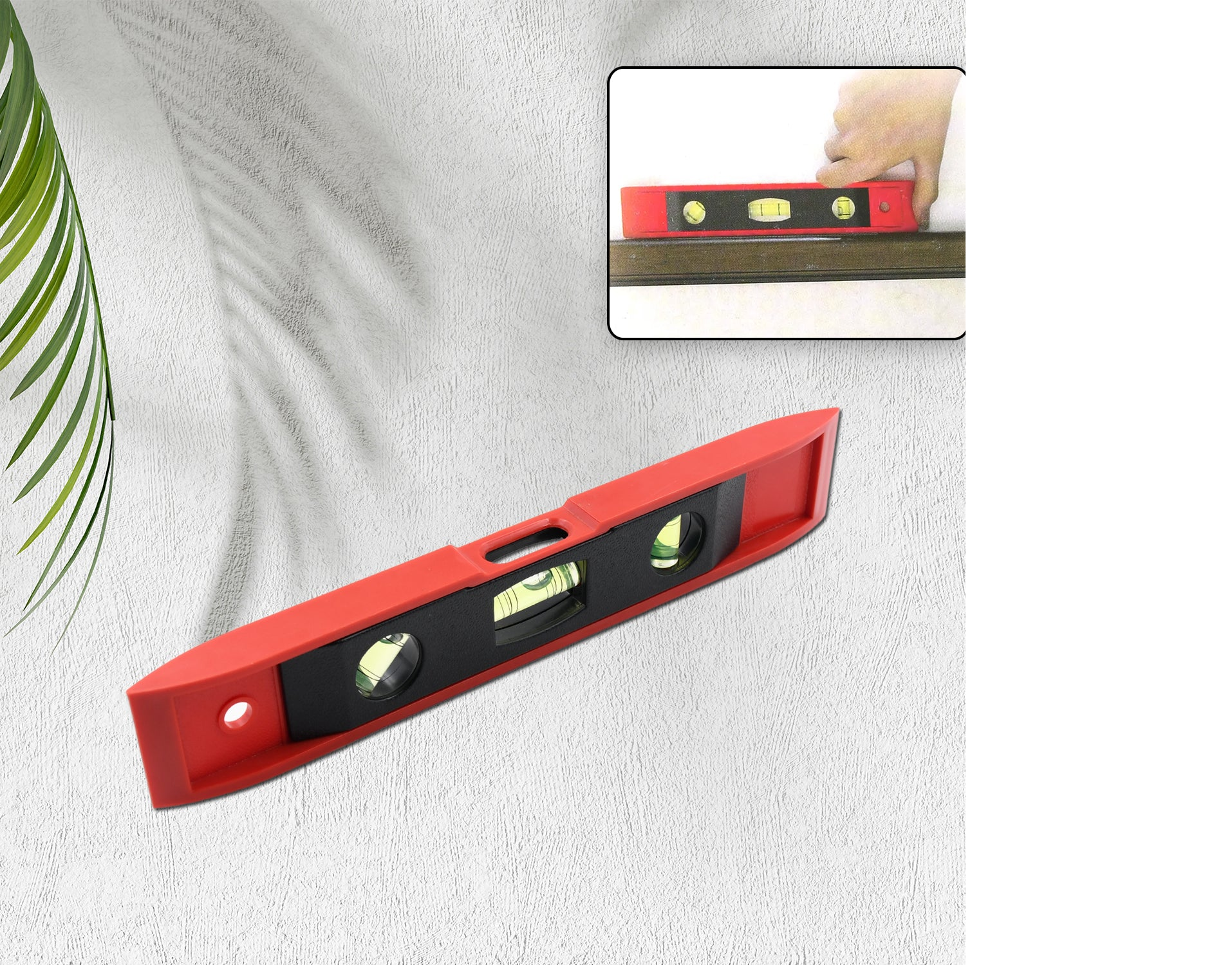 3 Bubble Mini Spirit Level Plastic Torpedo Carpenter's Spirit Level Measurement tools