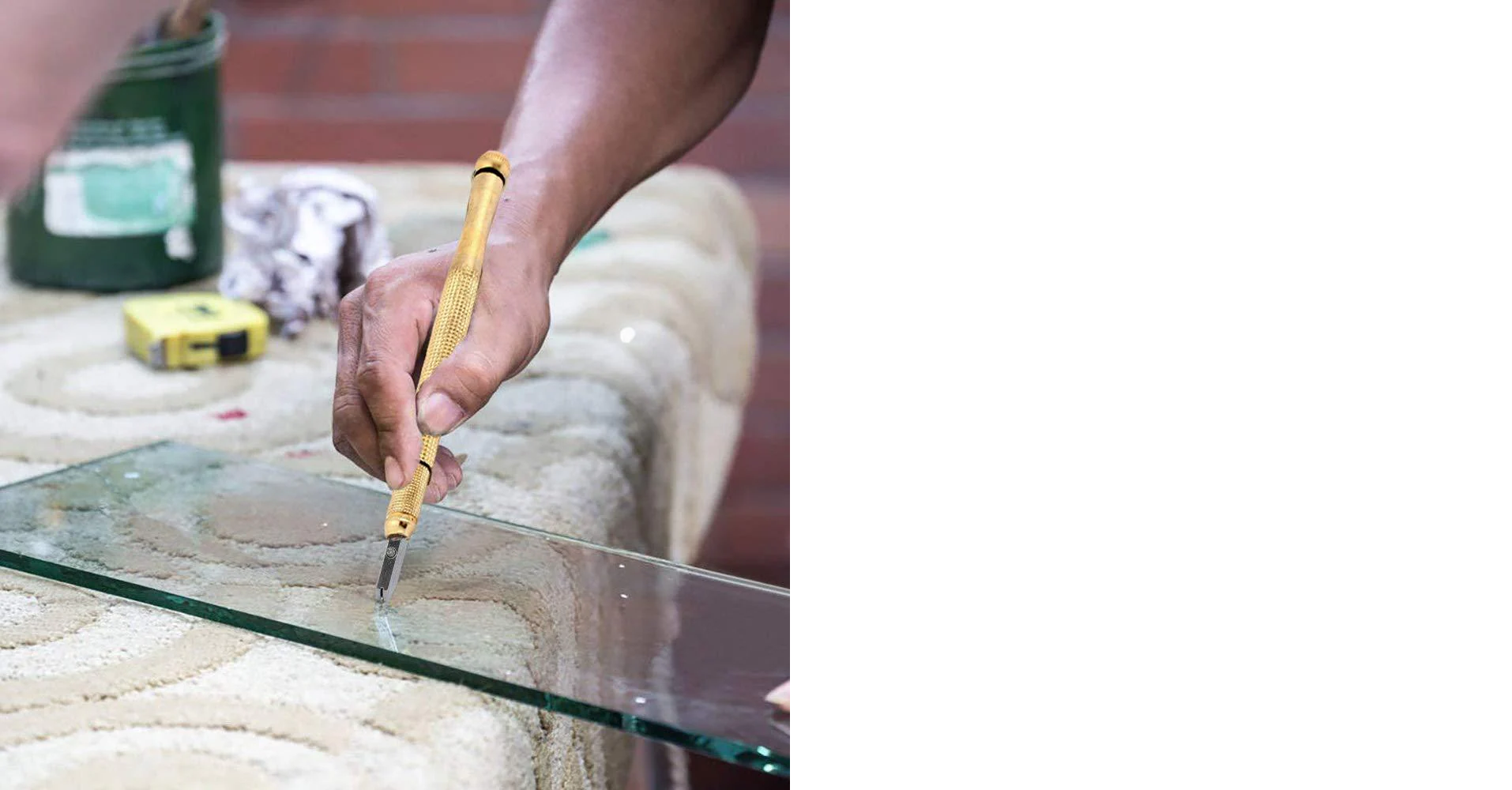 Metal Glass Cutter, Gold