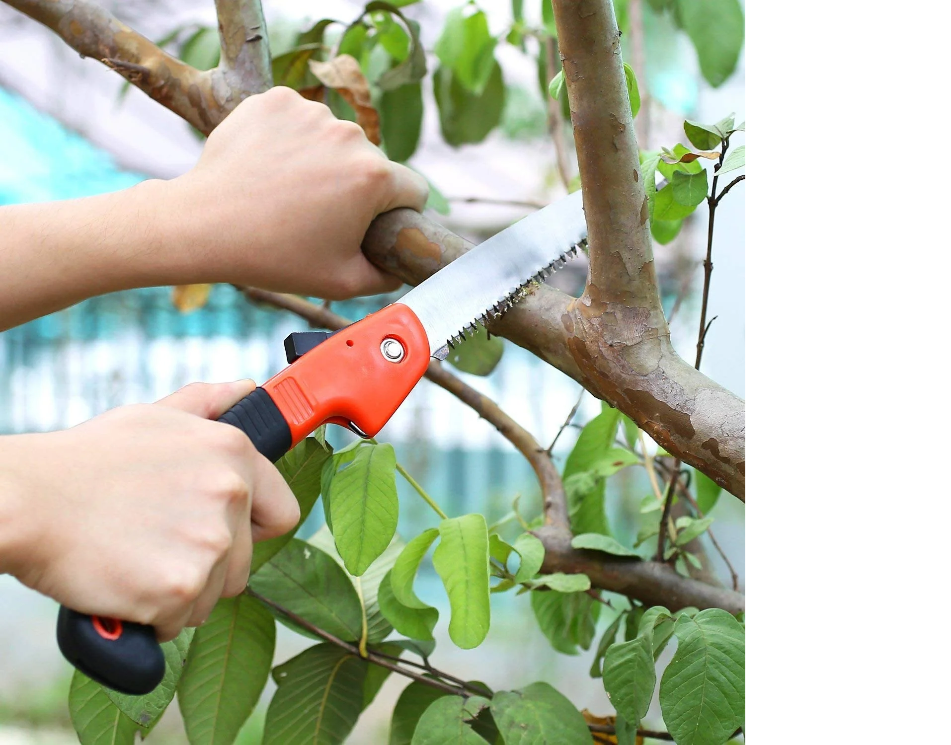 Folding Saw(180 mm) for Trimming, Pruning, Camping. Shrubs and Wood