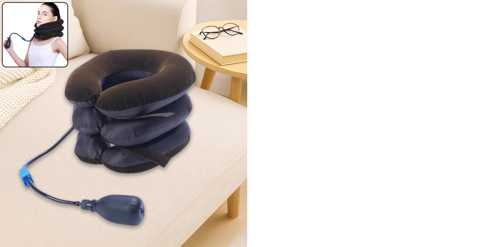 Three Layers Neck Traction Pillow  