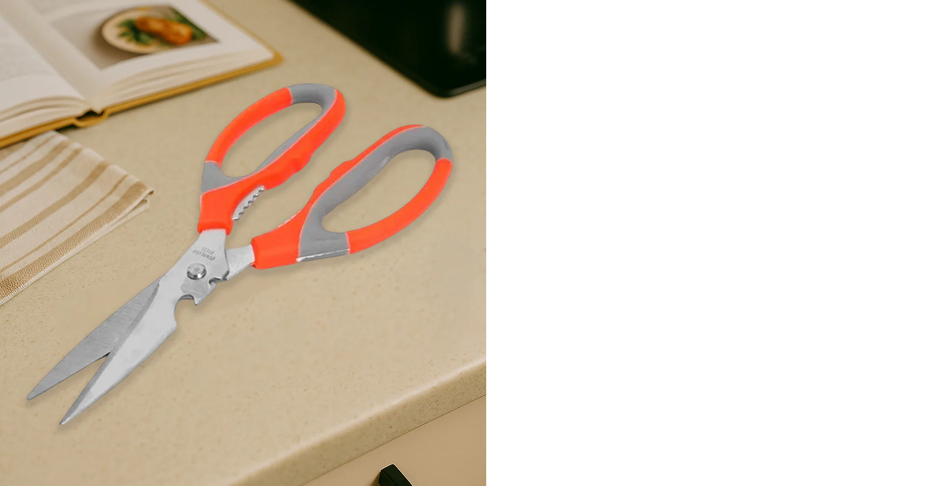 Multi-Function Kitchen Scissors for Veggies, Meat & Seafood with Bottle Opener