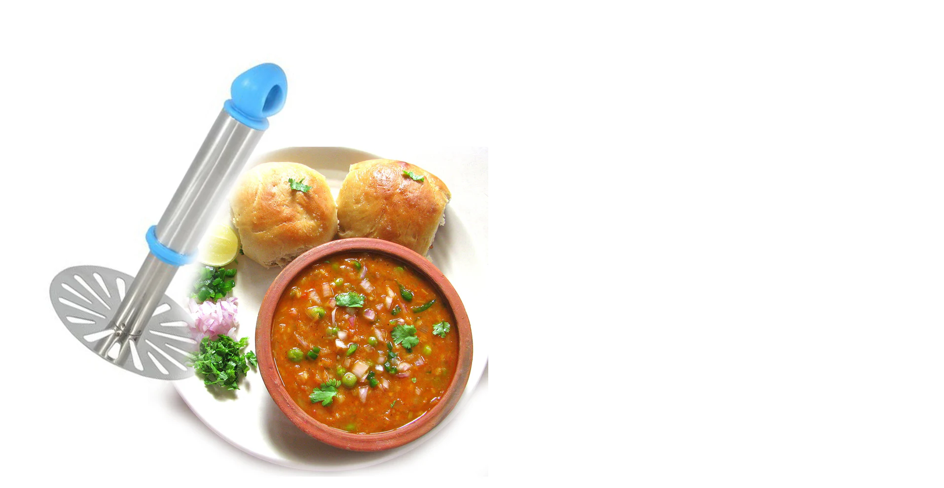 Stainless Steel Potato Masher, PauBhaji Masher