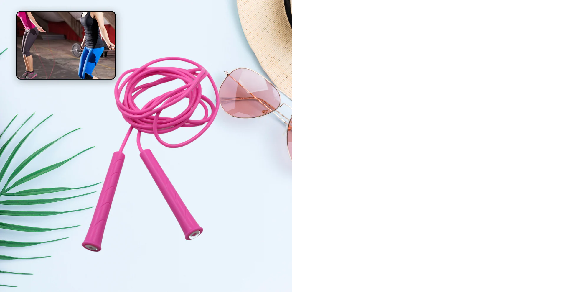 3m Plastic Adjustable Jump Rope: High-Speed Skipping, Crossfit, Fitness