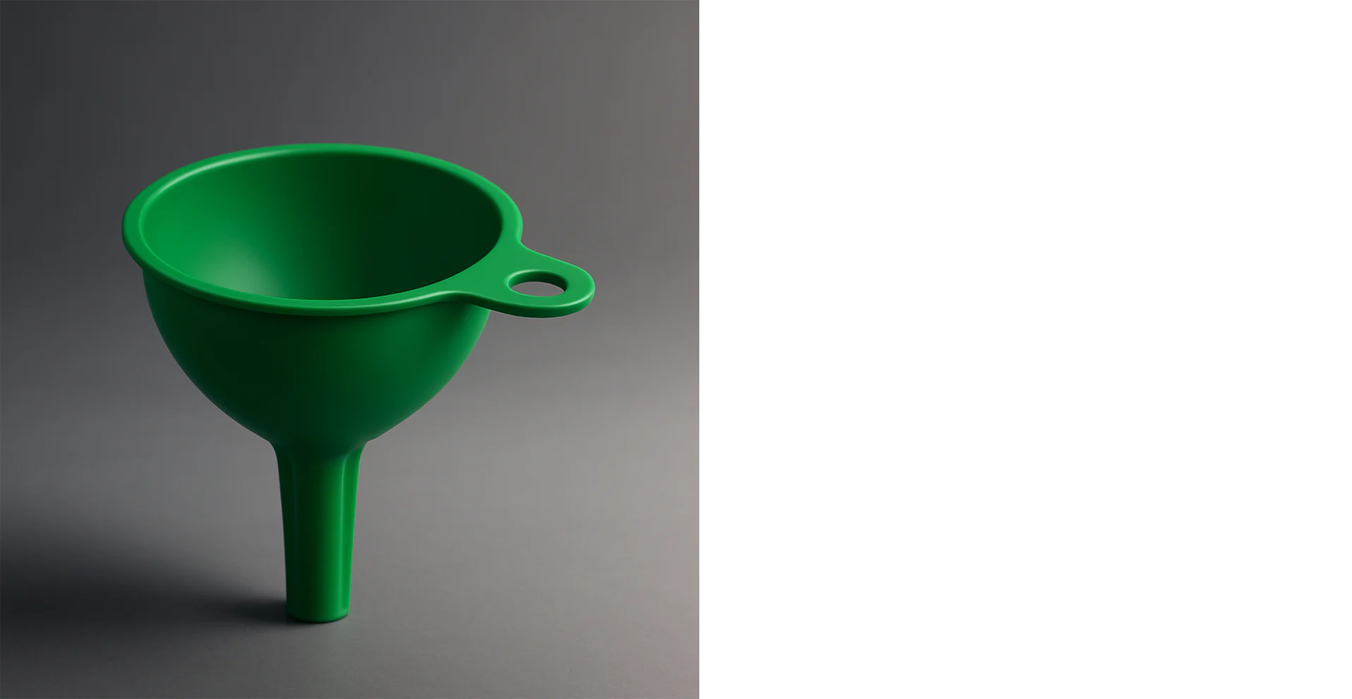 Food-Grade Silicone Funnel: Safe & Easy Transfer for Liquids & Grains (1 Pc)