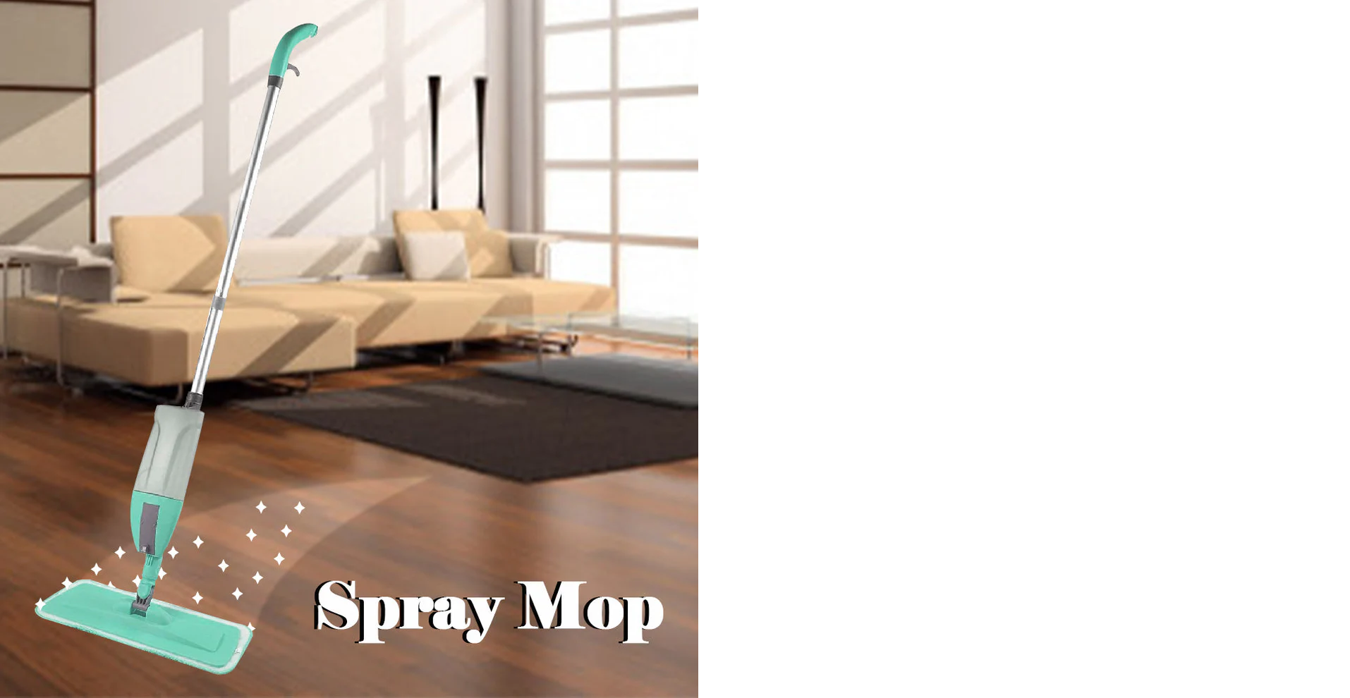 Cleaning 360 Degree Healthy Spray Mop with Removable Washable Cleaning Pad