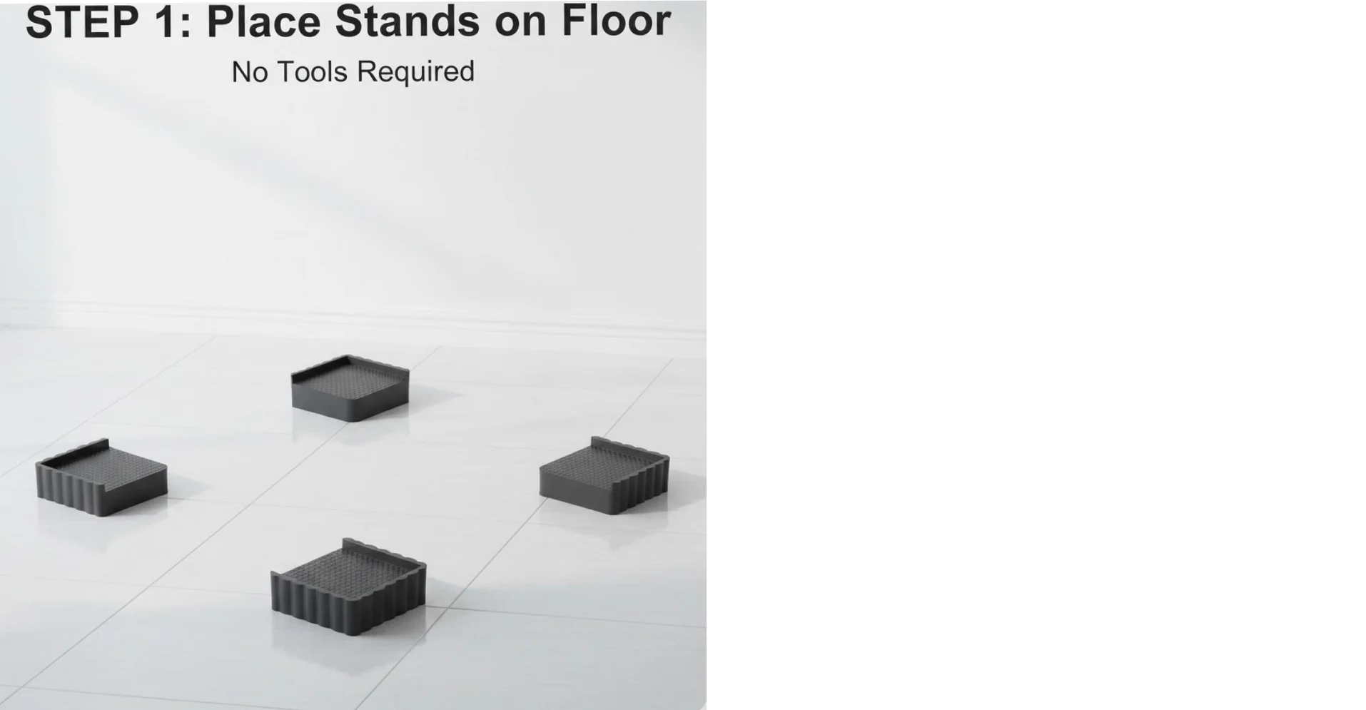 Refrigerator base Stand 4pcs, Washing Machine Stand, Furniture Base Stand, Fridge