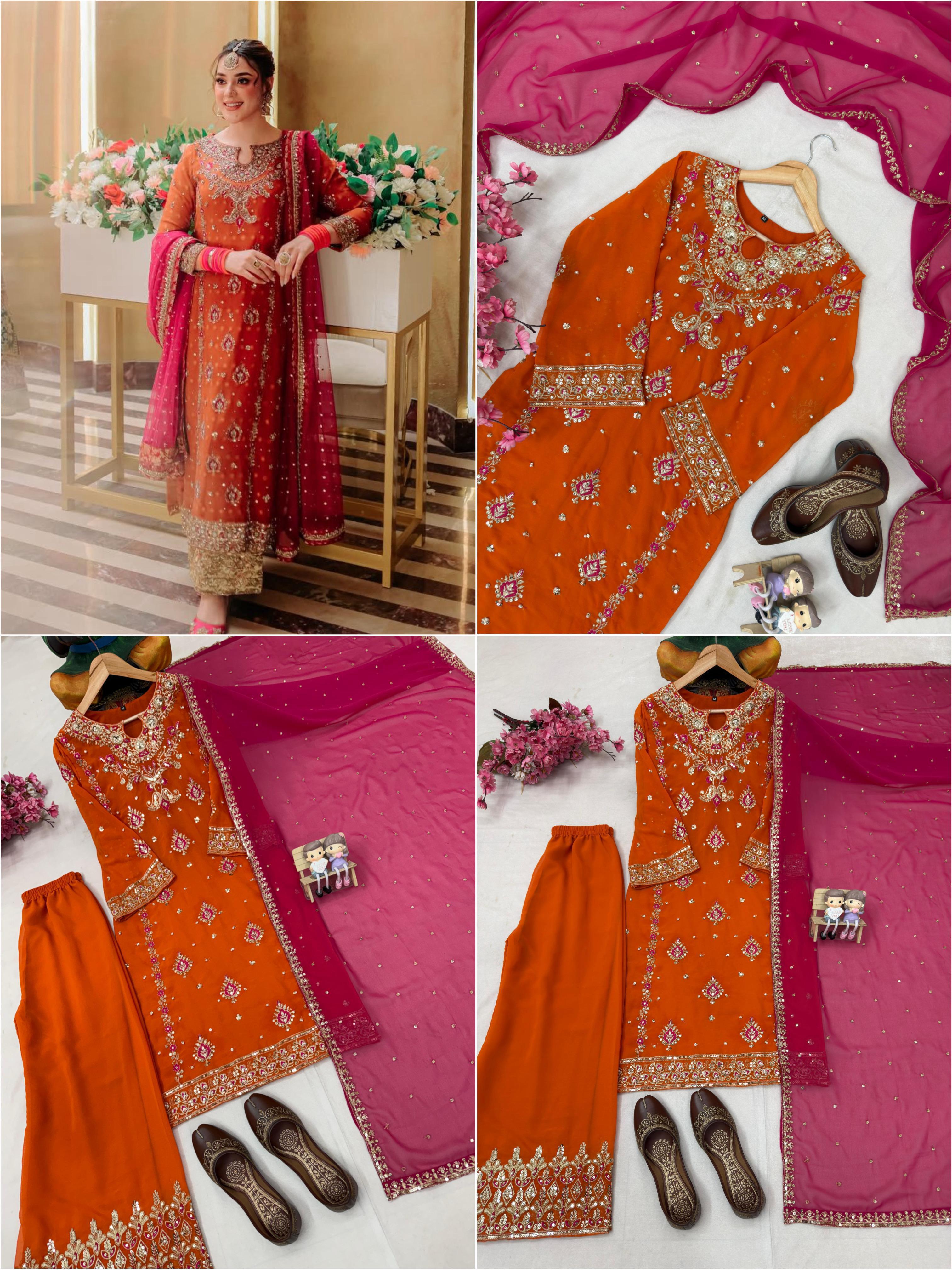 ENHANCE THE BEAUTY OF YOUR WARDROBE WITH THIS NEWLY LAUNCHED KURTI & PLAZZO SET