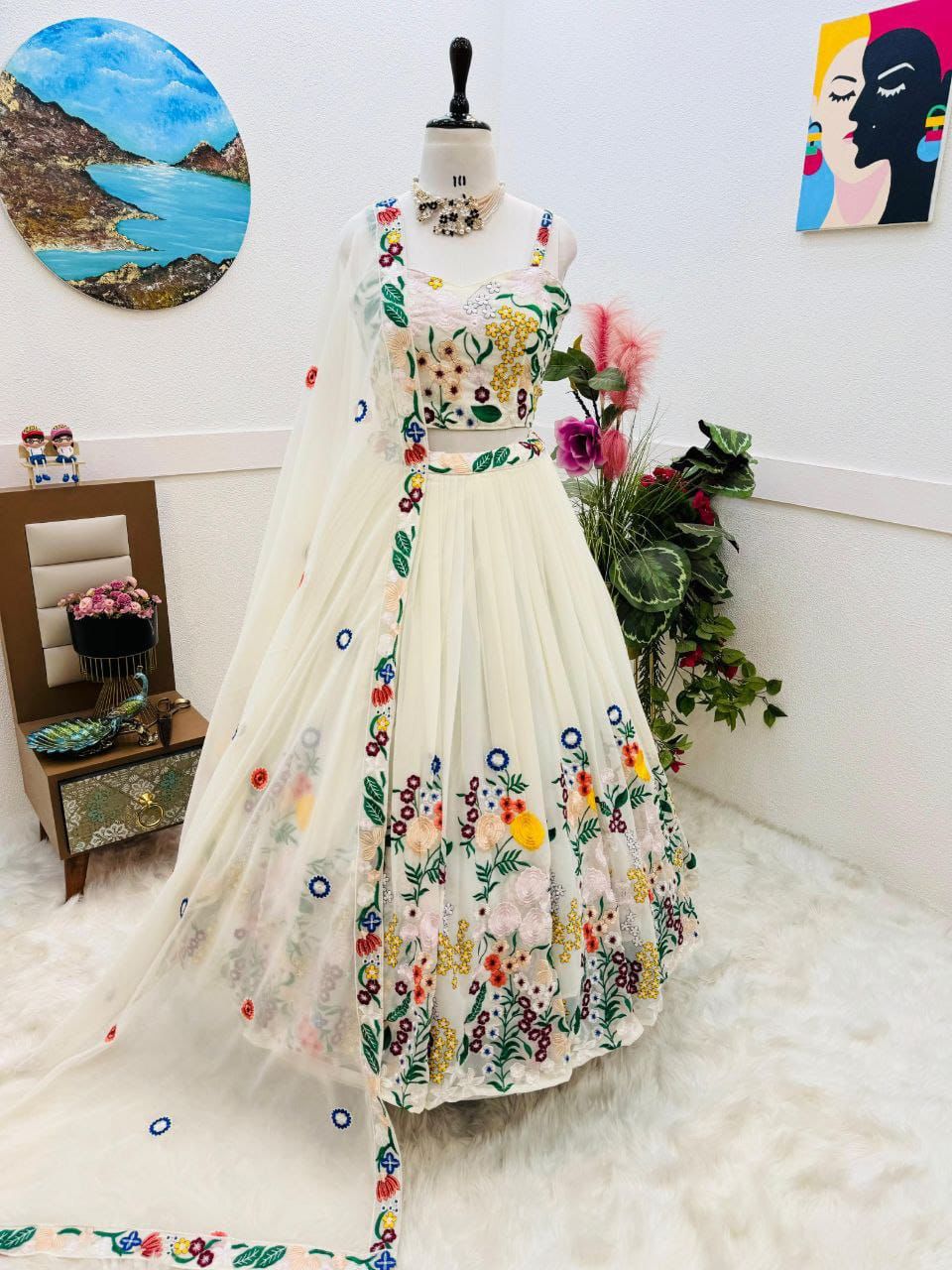 New Designer Party lehenga choli& dupatta 