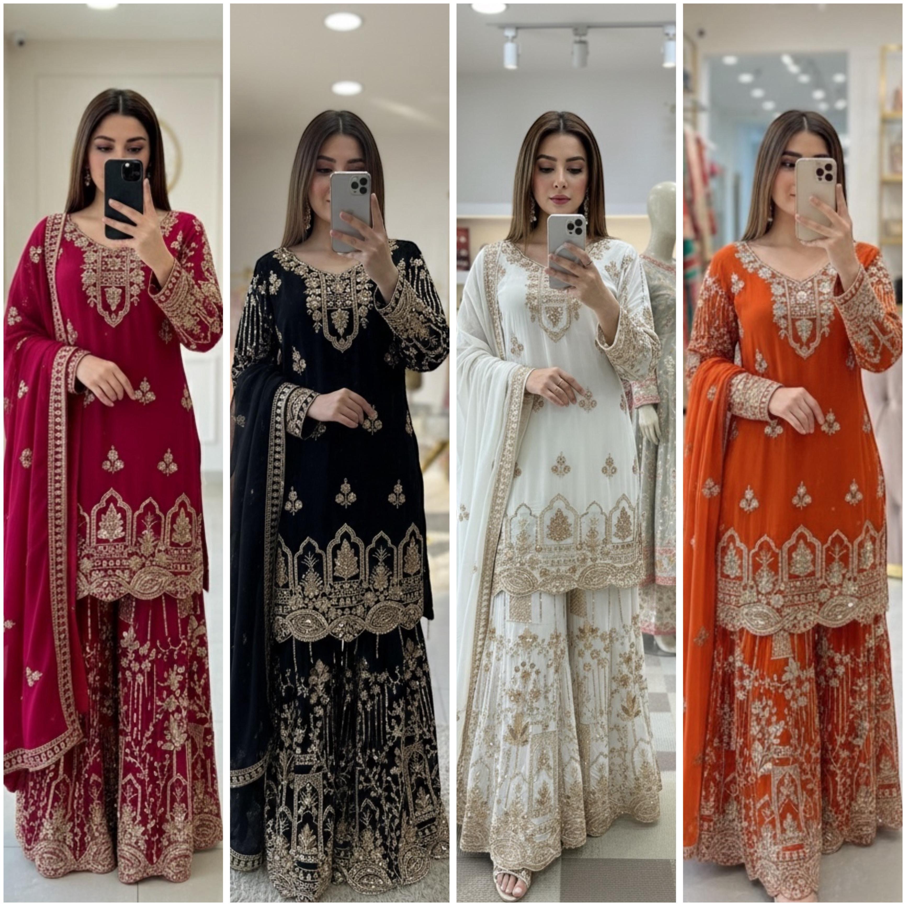 Top&Sarara&dupatta