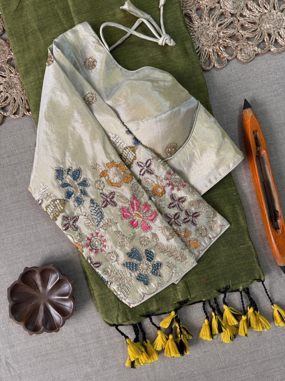 Handloom Khadi  COTTON Saree