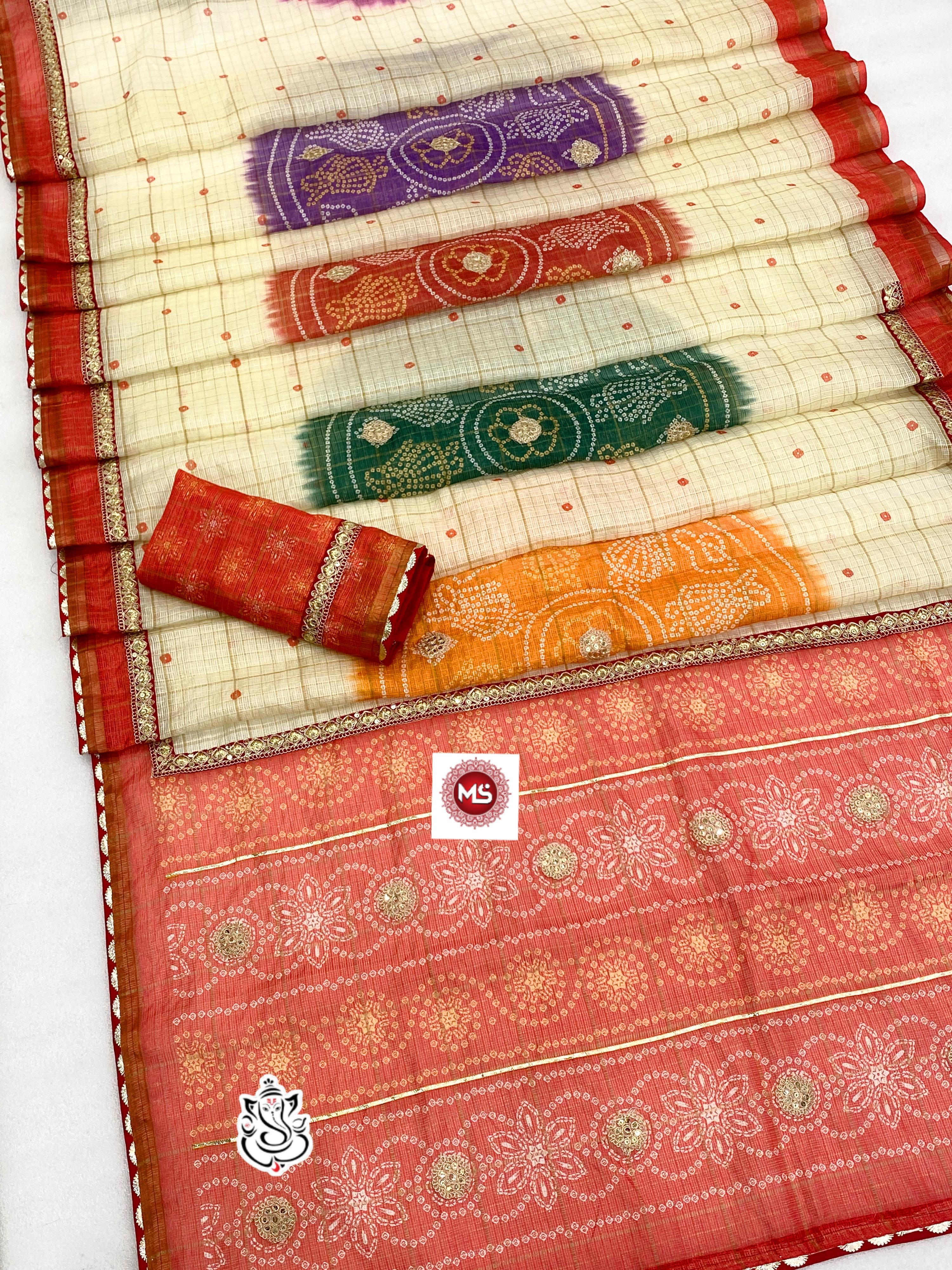 beautiful heavy Kota silk saree