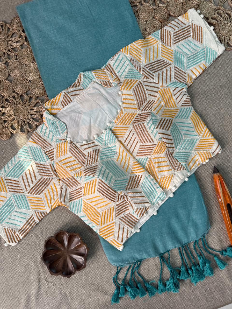 NEW Handloom Khadi  COTTON Saree 