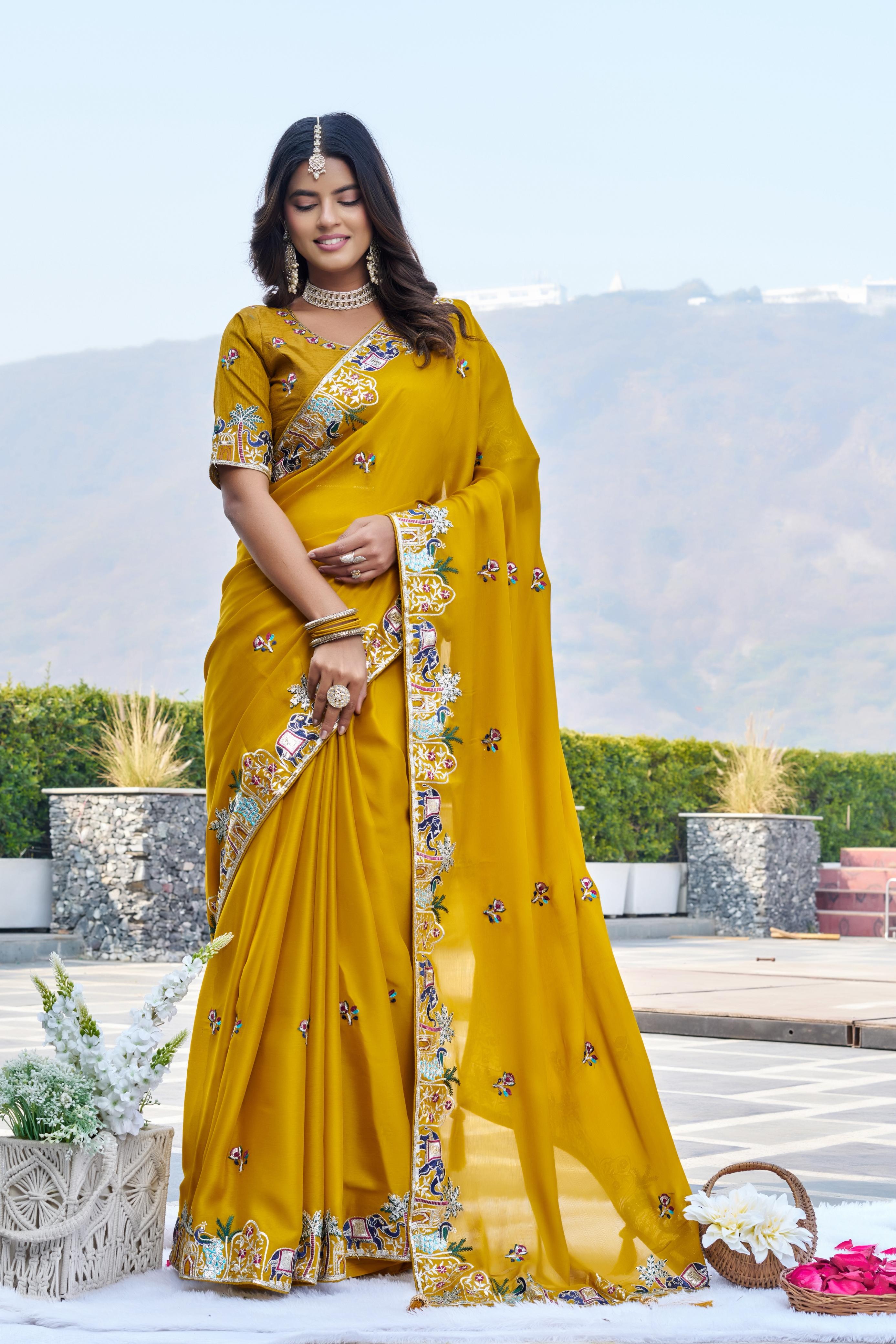 New Festival  wedding saree