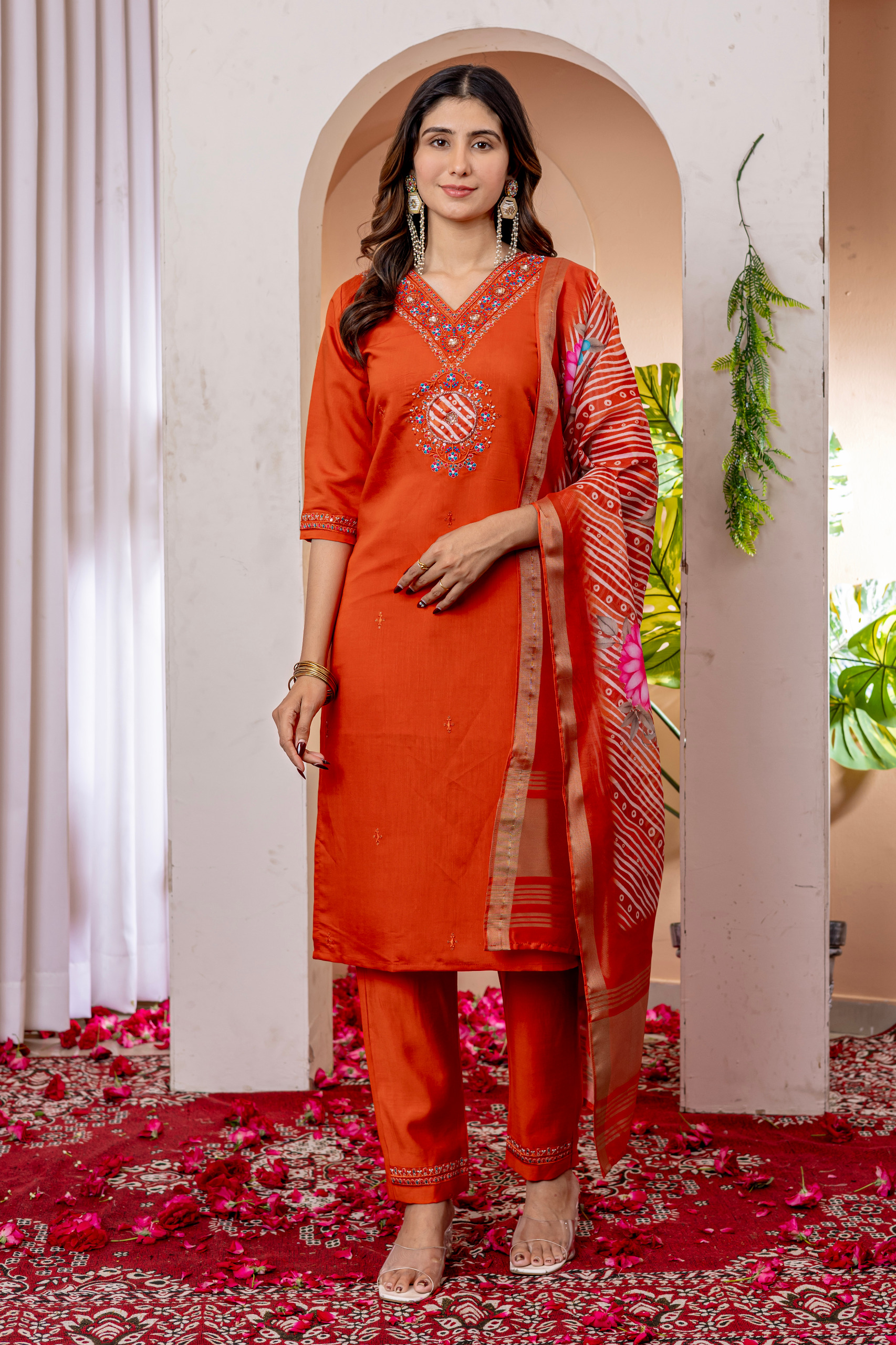 kurti pant with duptta