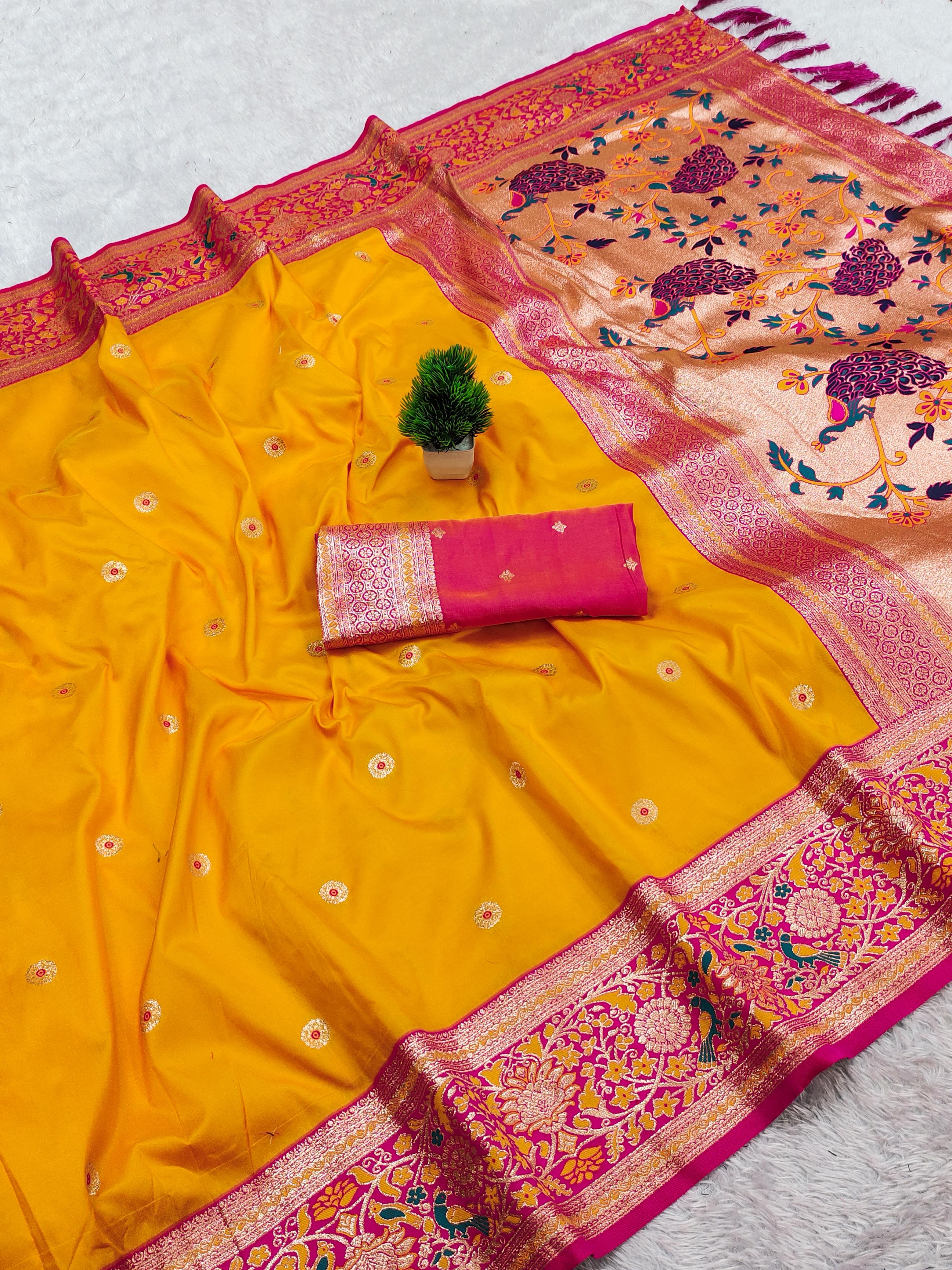 Soft Pethani silk saree 