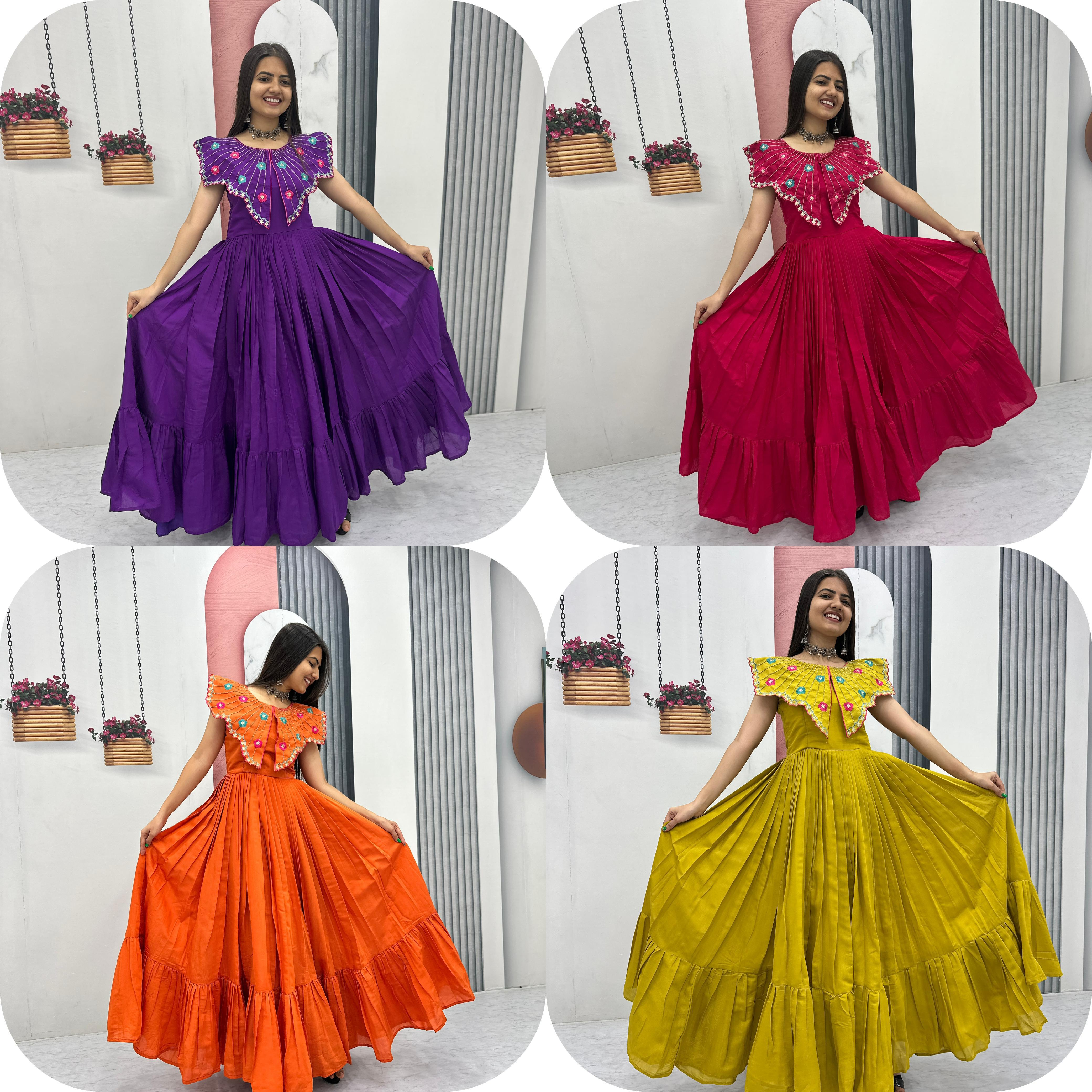  Launching Trending  Handwork Gown 