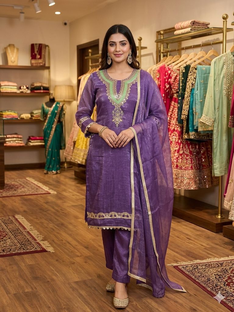 TOP, PANT WITH DUPATTA 