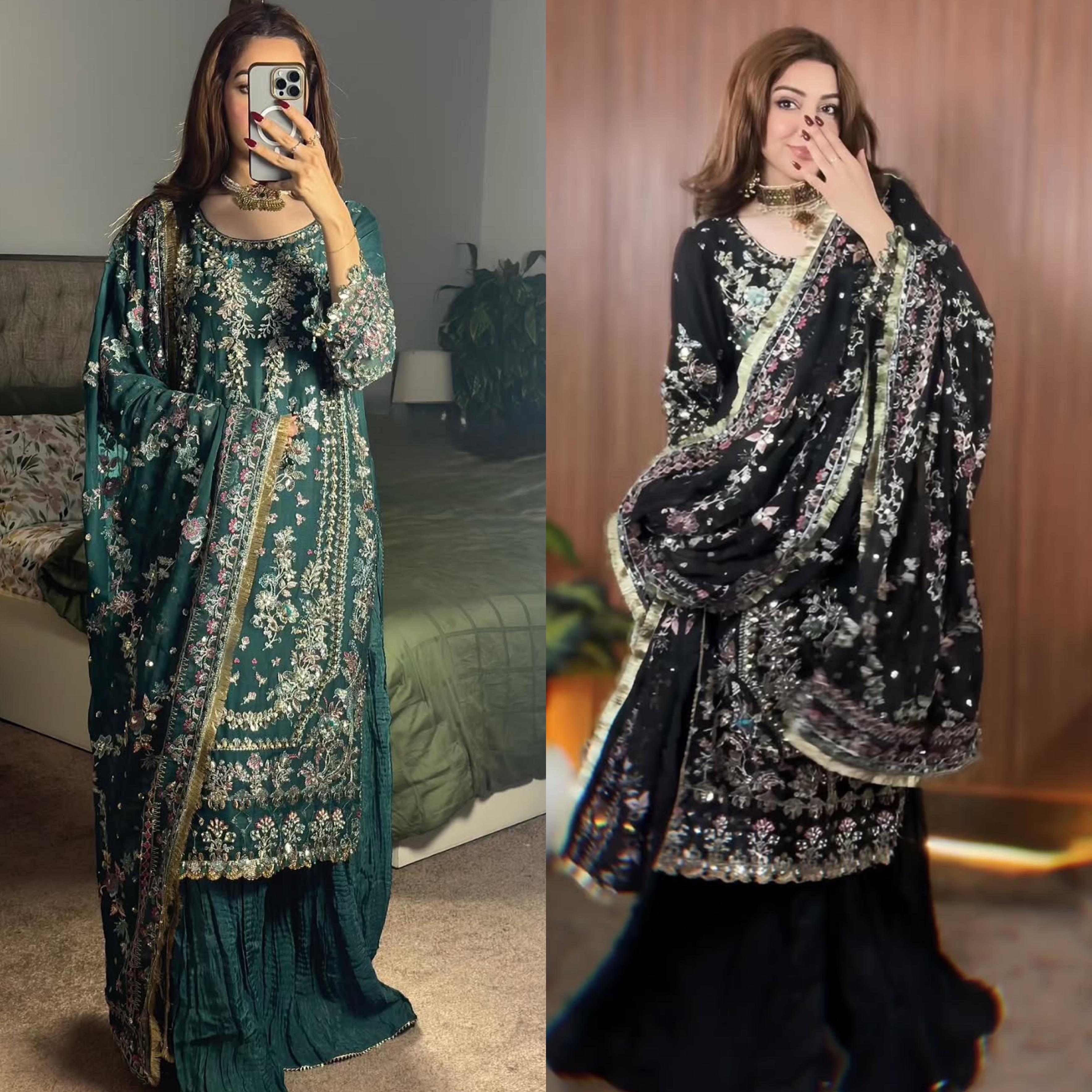 TOP AND PANT. WITH FANCY DUPPATA 