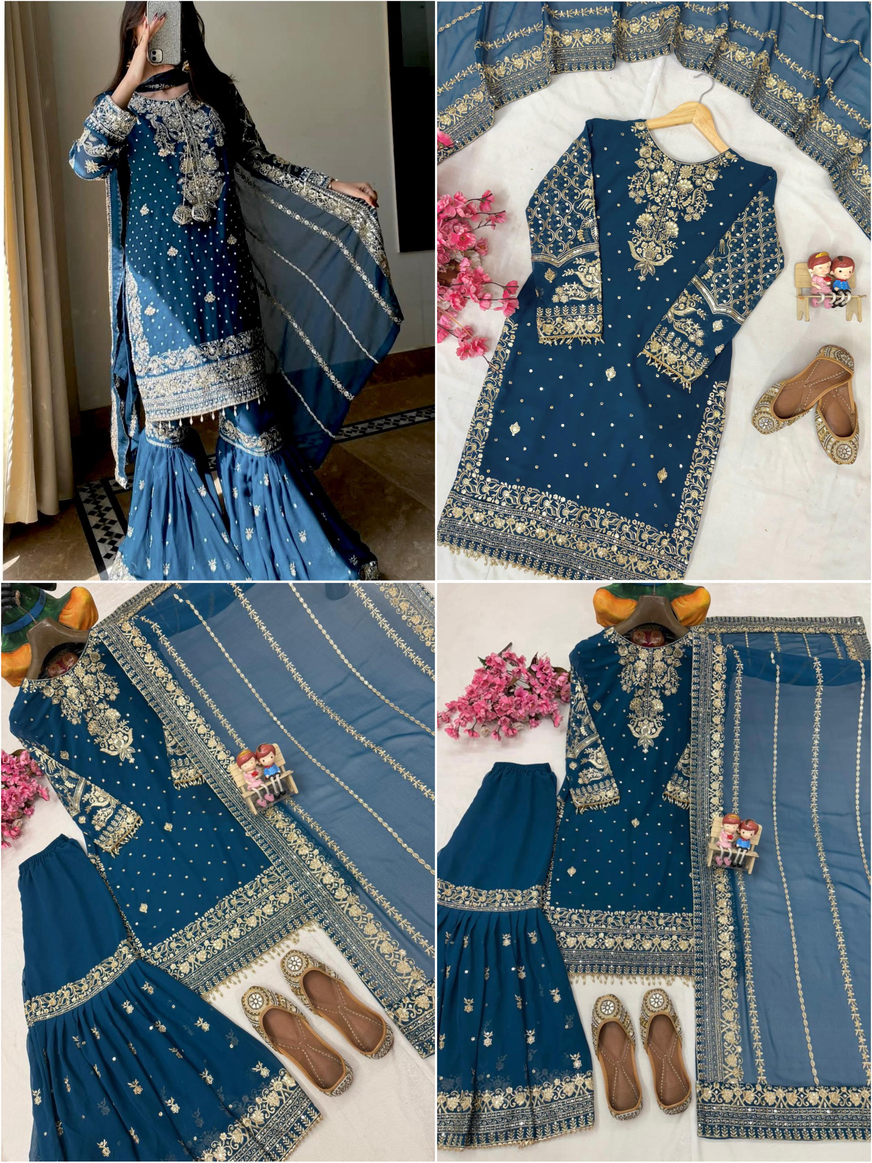  KURTI & SHARARA SET