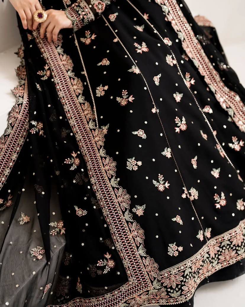  ANARKALI GOWN WITH SHARARA