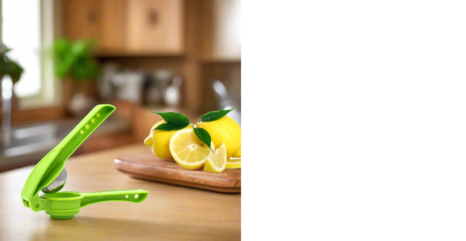 Plastic Lemon Squeezer Cum Opener 2 in 1 Lemon Squeezer