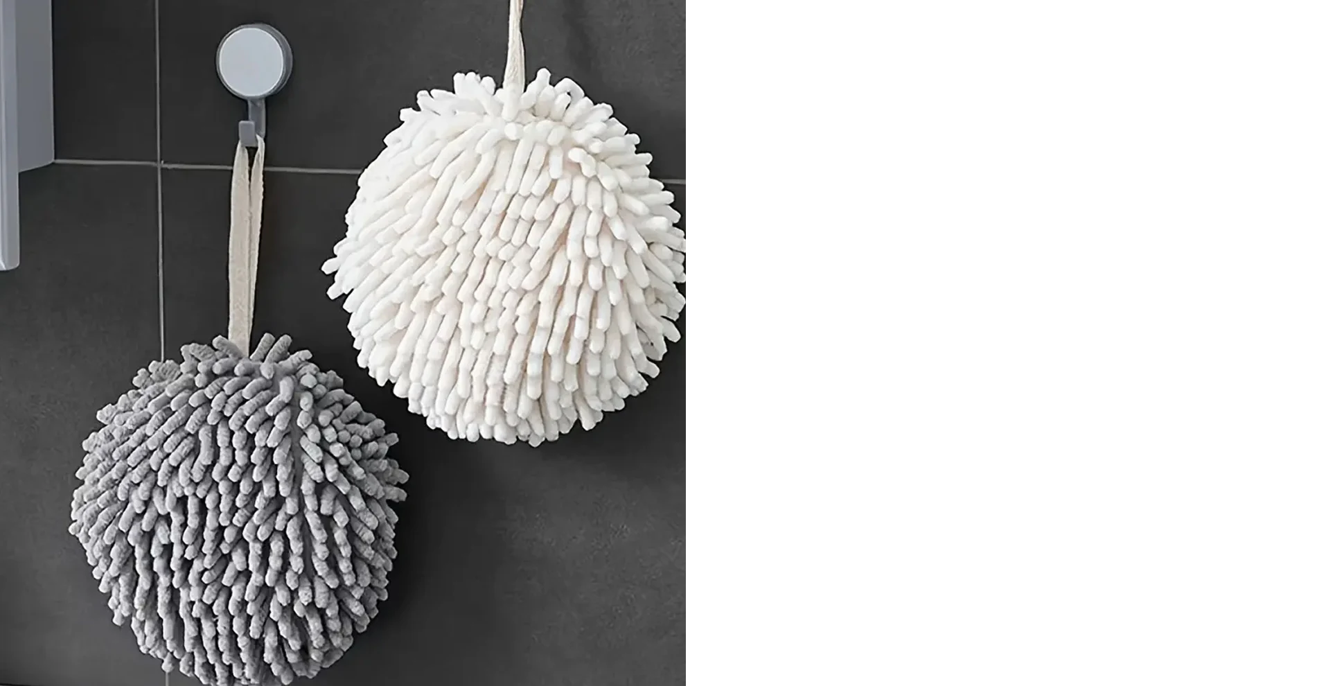 Super Soft Hanging Hand Towel (Microfiber): Ultra Absorbent, Kitchen & Bath